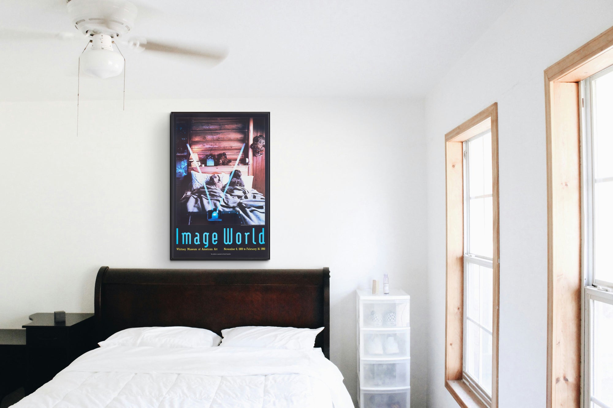 【限定10枚】Ray and Mrs. Lubner in Bed Watching T.V. 1981 - Whitney Museum of American Art 1989 / ウィリアム・ウェグマン