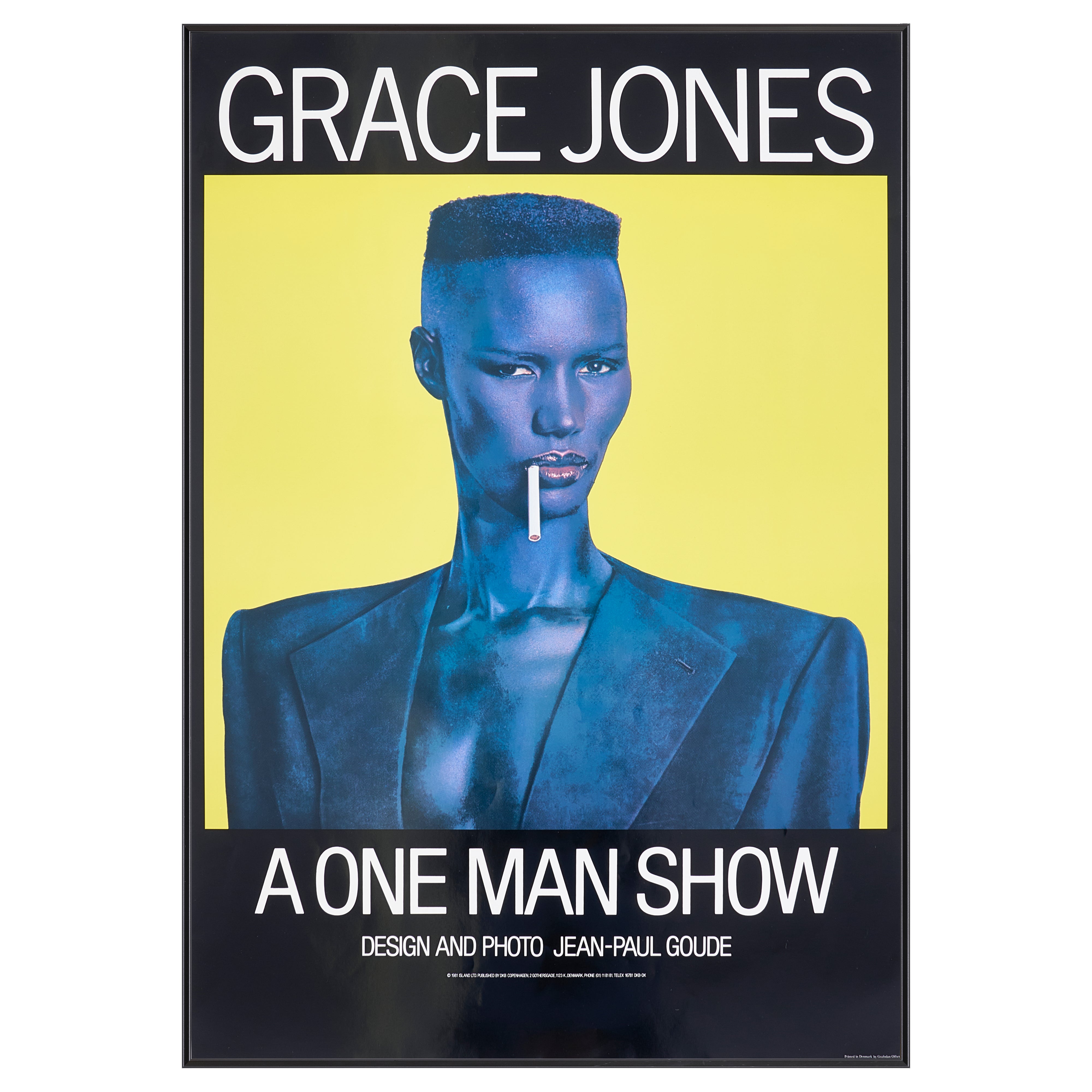 【限定5枚】GRACE JONES "A ONE MAN SHOW" 1981 / ジャン=ポール・グード