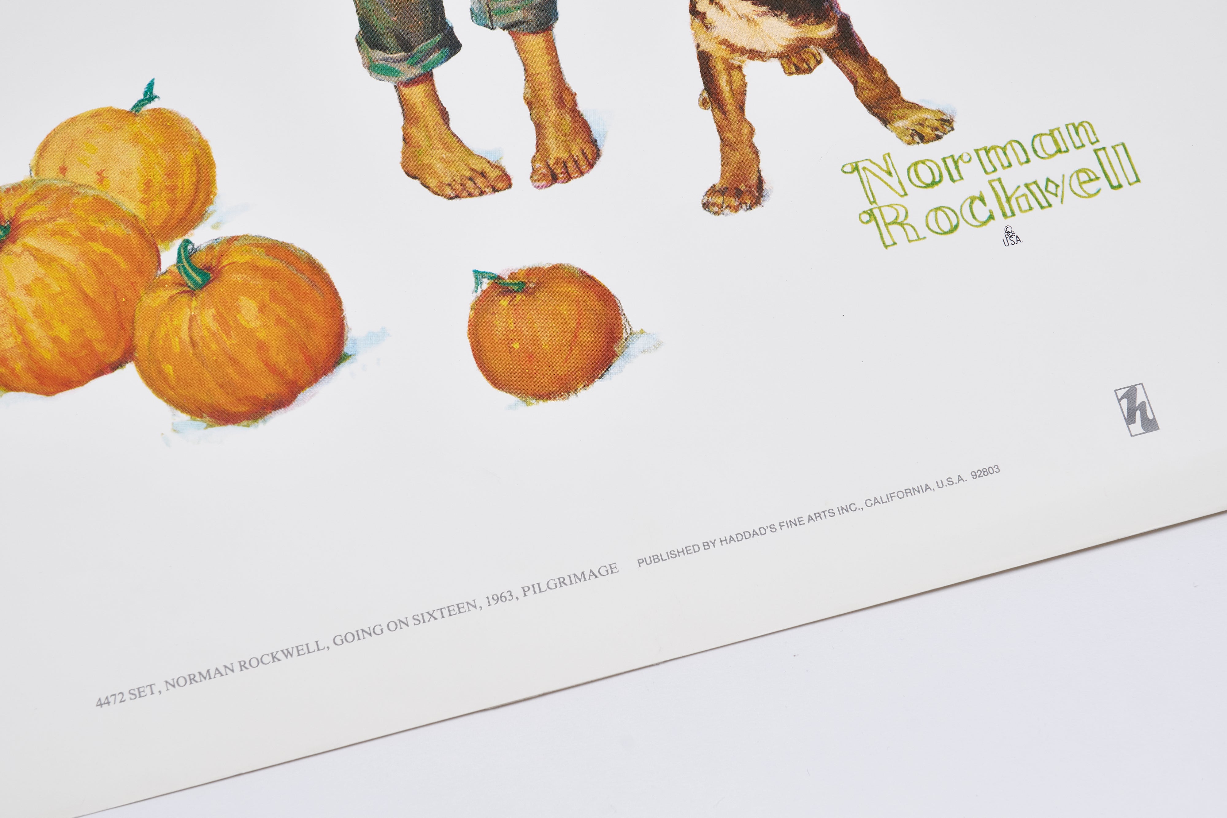 【限定10枚】Going on Sixteen, Pilgrimage 1963 - HADDAD’S FINE ARTS 1980s / ノーマン・ロックウェル