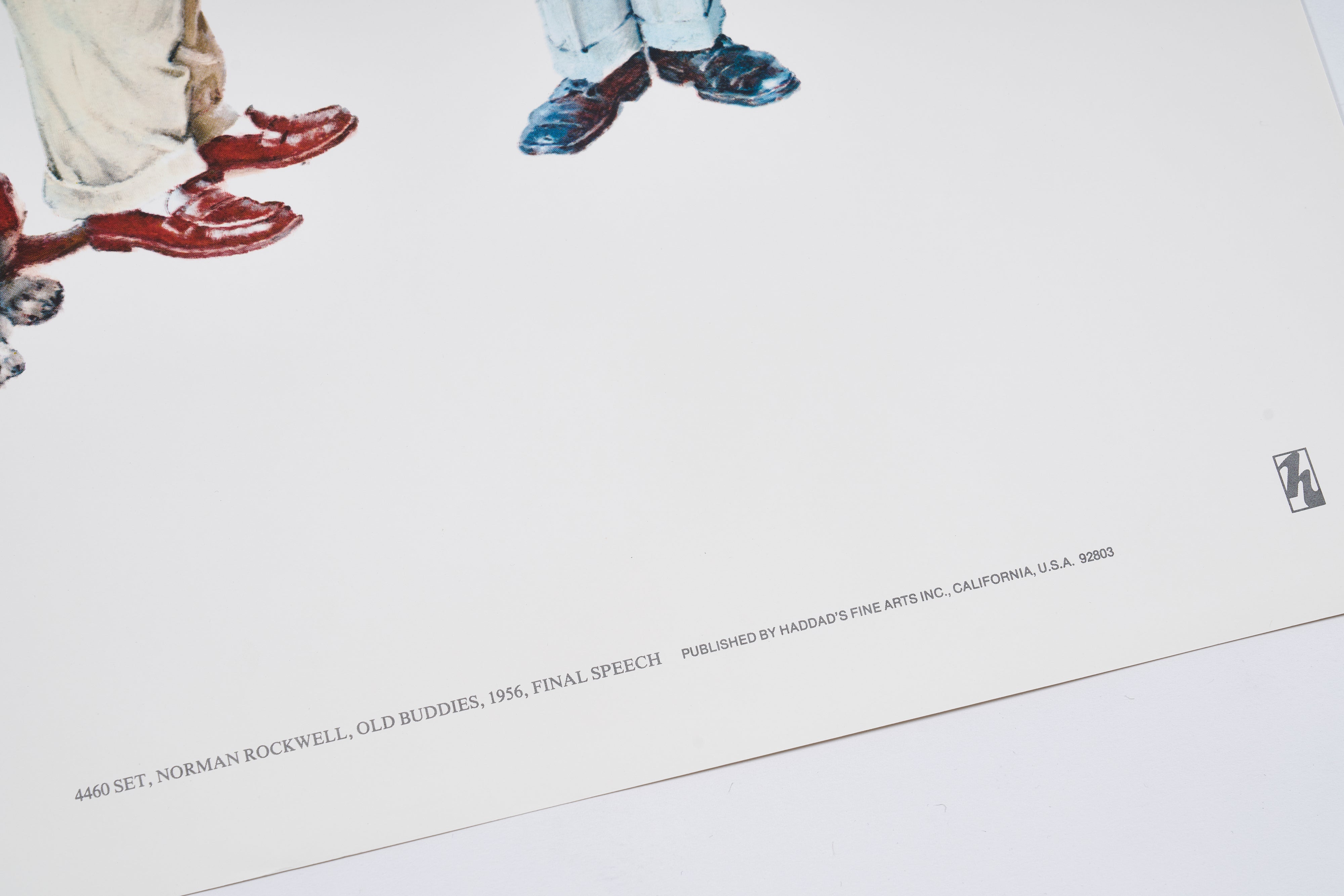 【限定10枚】Old Buddies, Final Speech 1956 - HADDAD’S FINE ARTS 1980s / ノーマン・ロックウェル