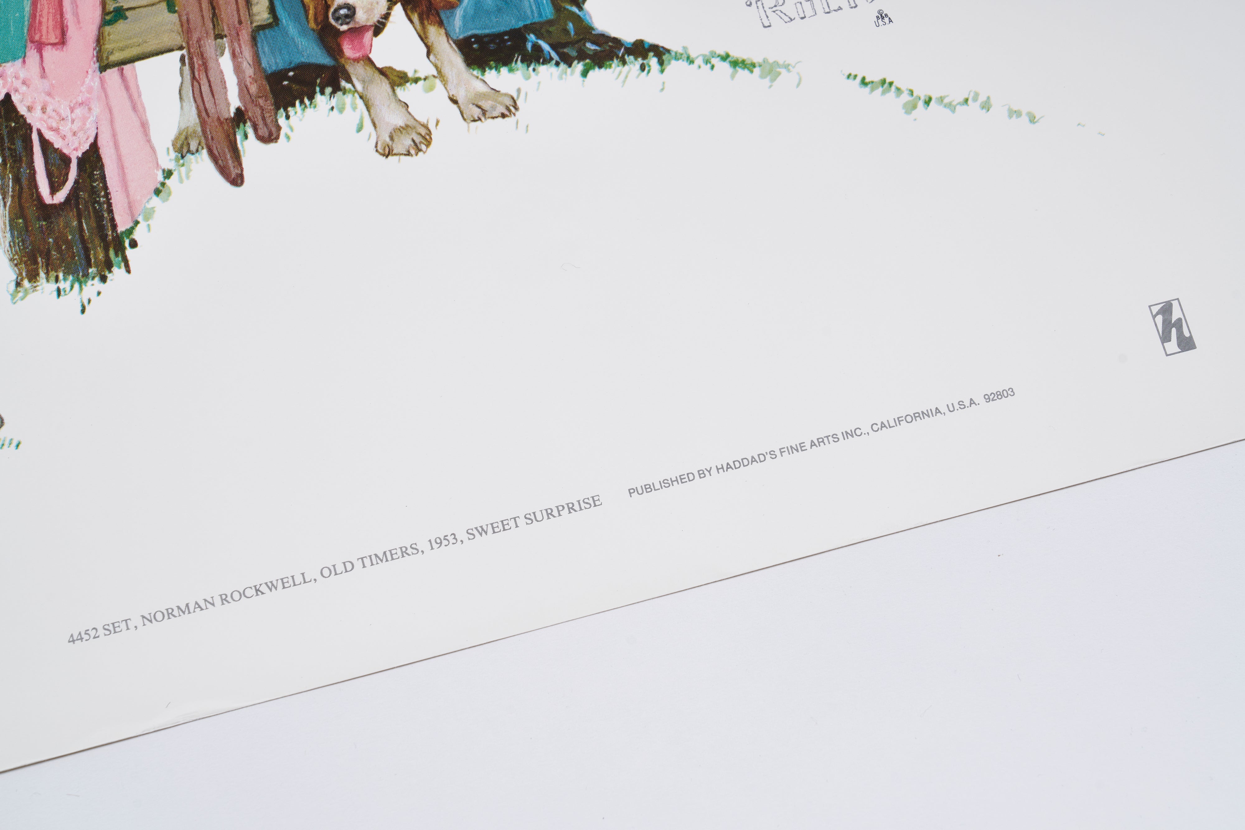 【限定10枚】Old Timers, Sweet Surprise 1953 - HADDAD’S FINE ARTS 1980s / ノーマン・ロックウェル