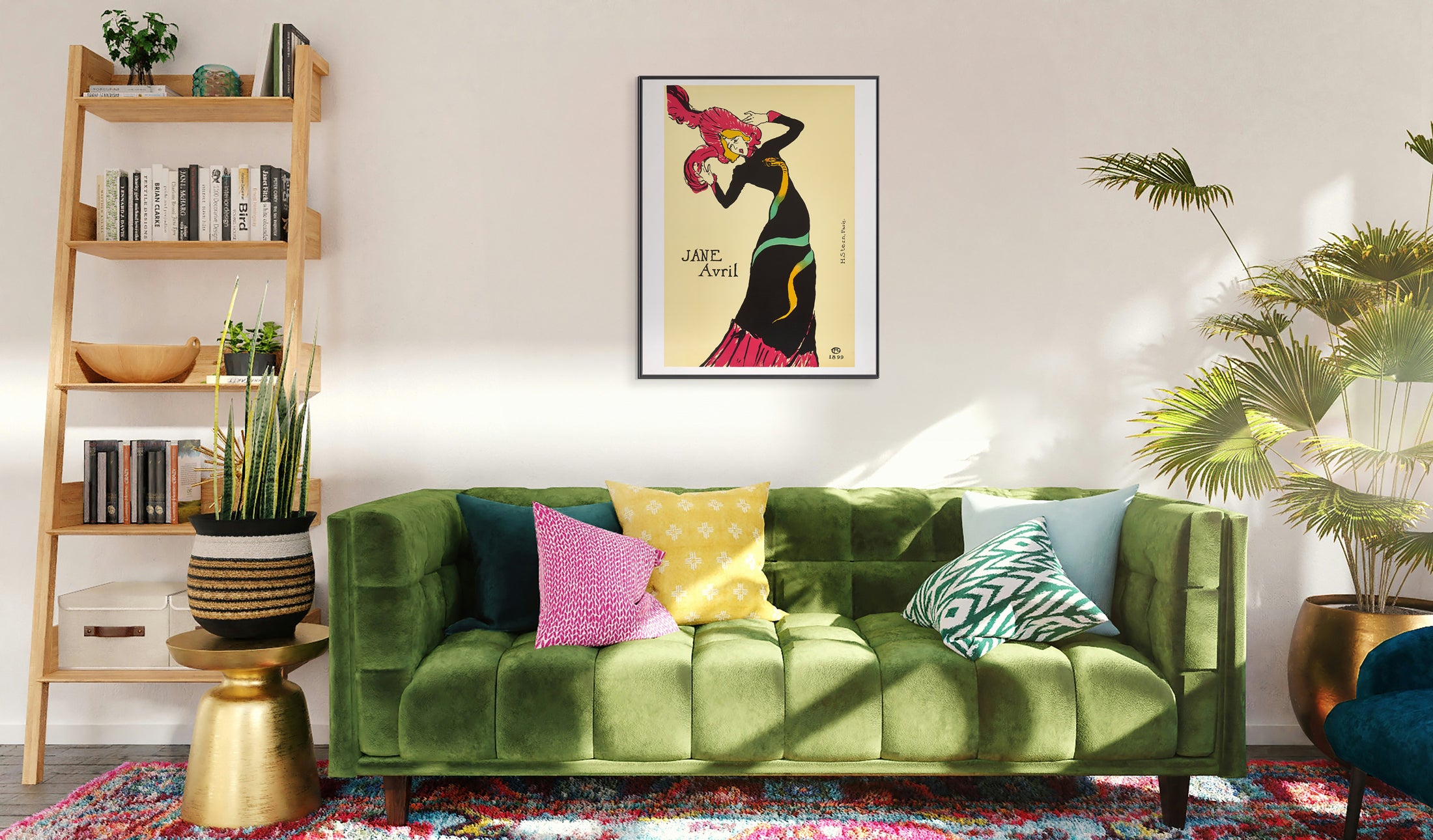 【限定10枚】JANE AVRIL 1899 - Printed in 1990s / アンリ・ド・トゥールーズ=ロートレック