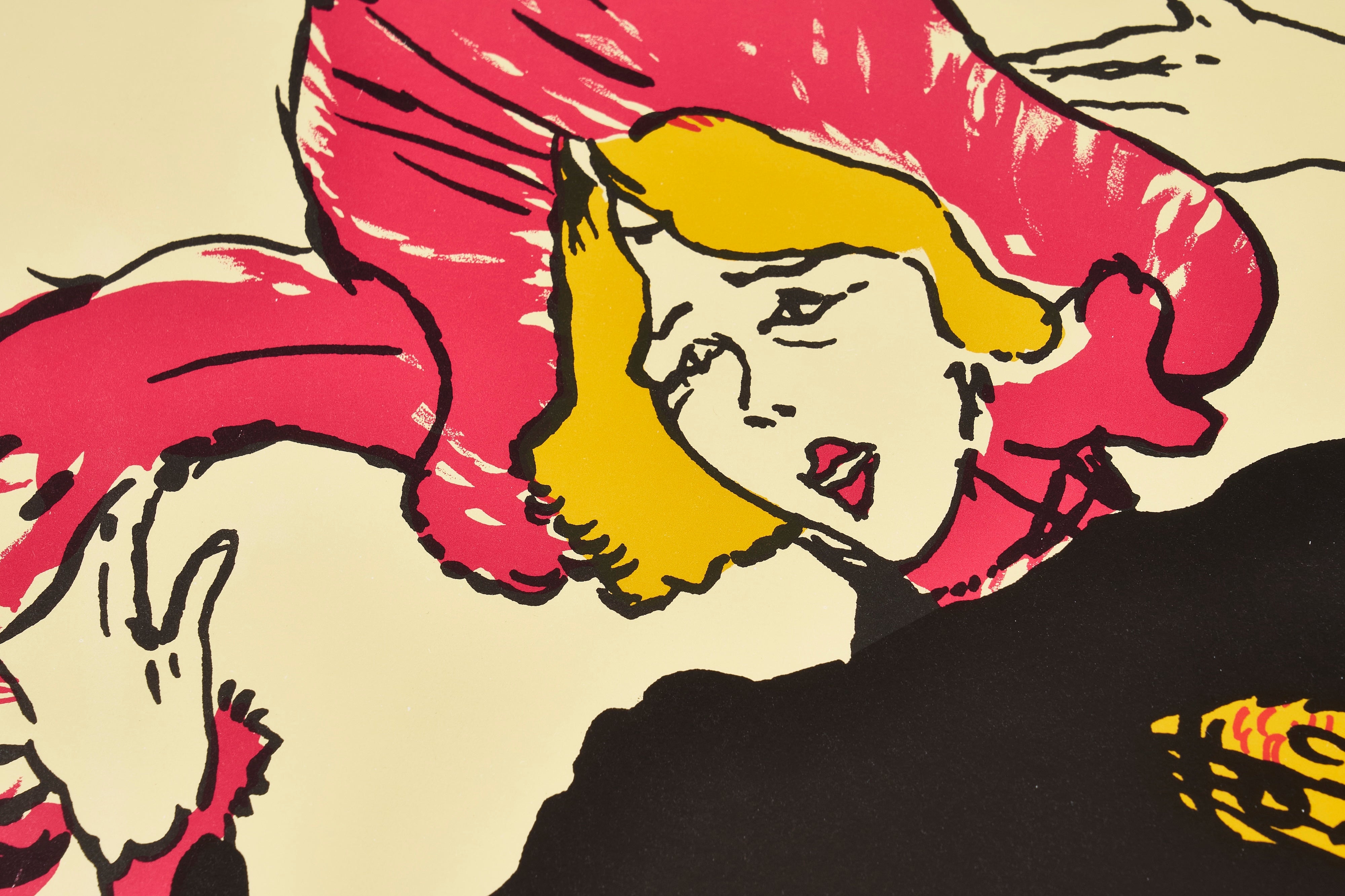 【限定10枚】JANE AVRIL 1899 - Printed in 1990s / アンリ・ド・トゥールーズ=ロートレック