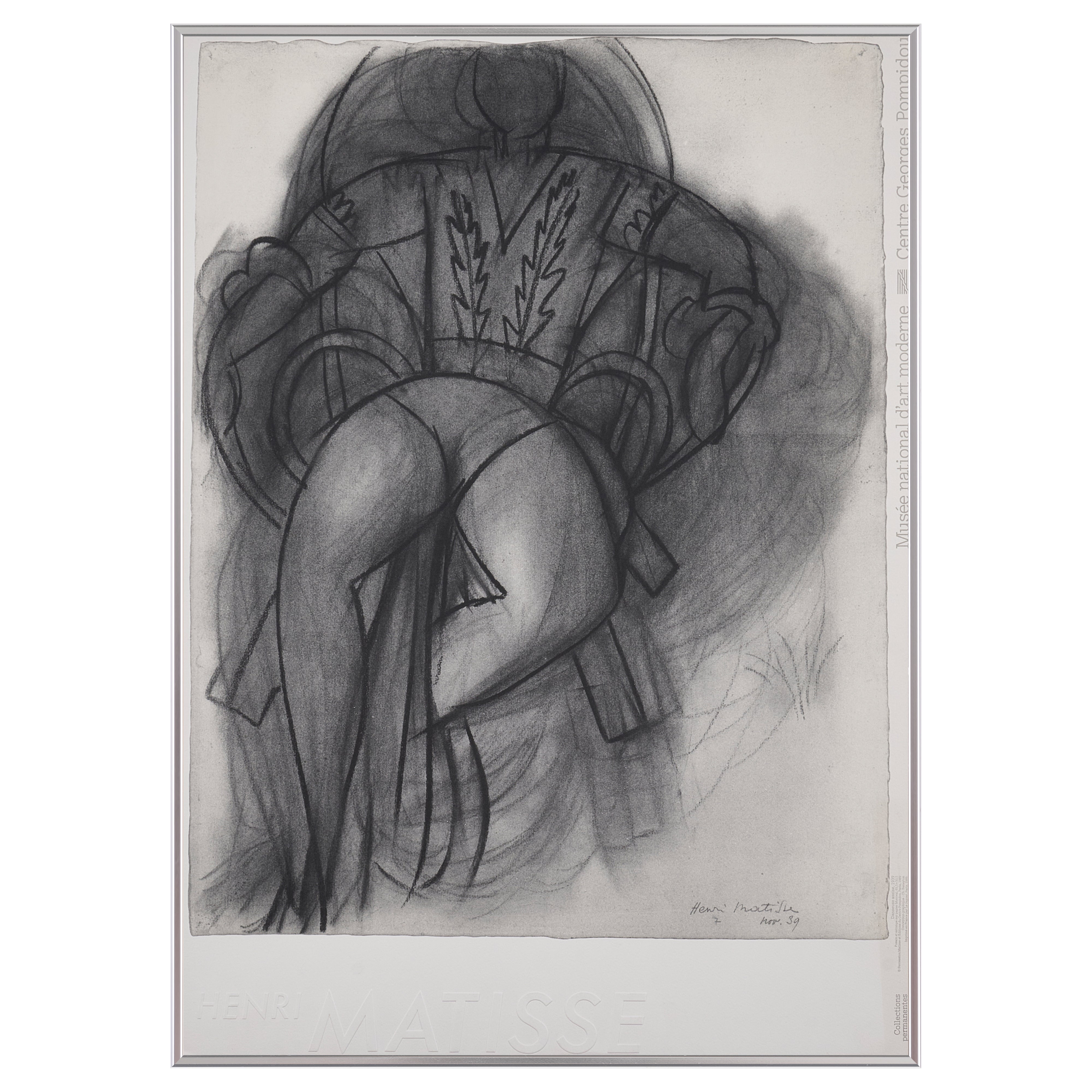 【限定30枚】Danseuse assise 1939 - Succession Matisse et Editions du Centre Pompidou, Paris 1989 / アンリ・マティス