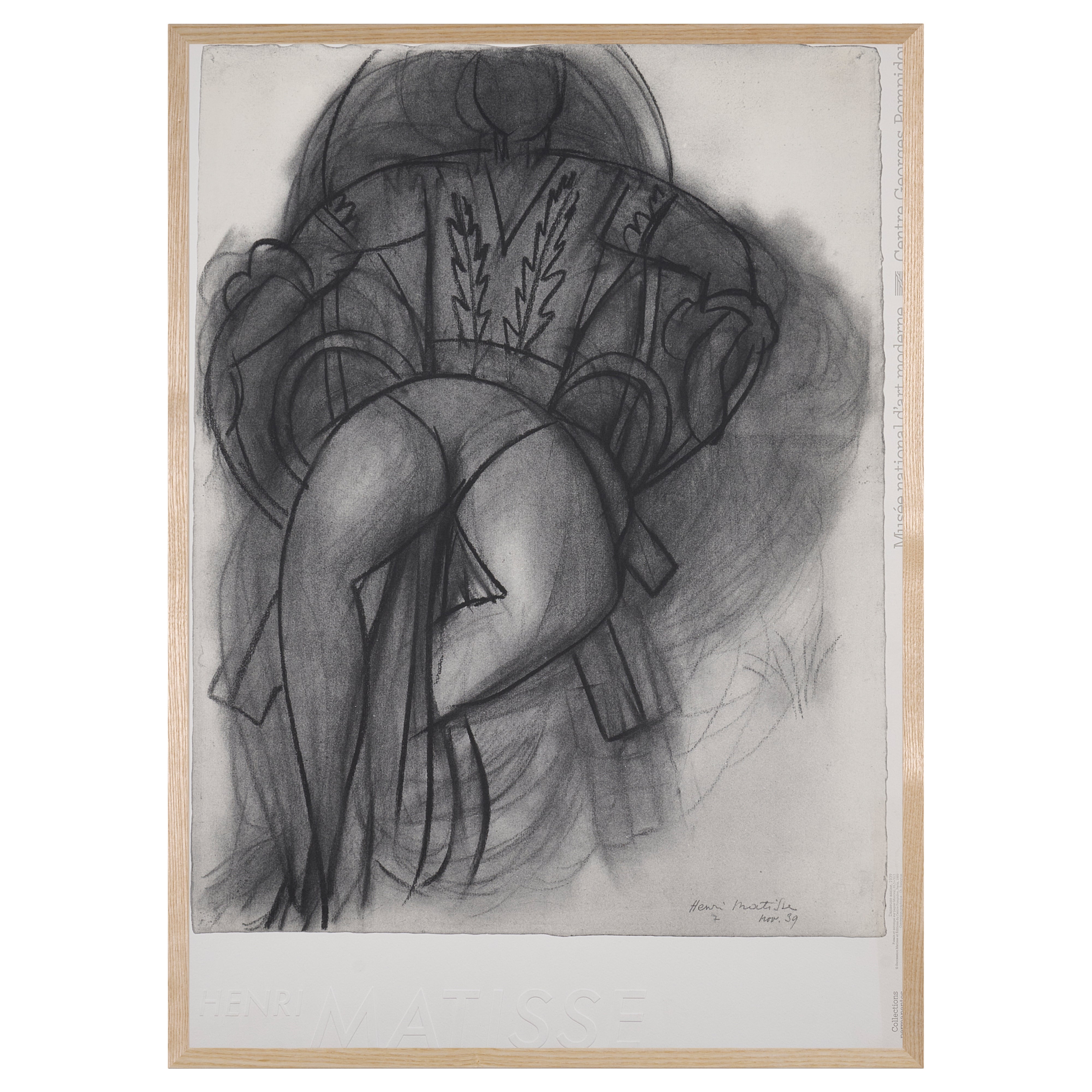 【限定30枚】Danseuse assise 1939 - Succession Matisse et Editions du Centre Pompidou, Paris 1989 / アンリ・マティス