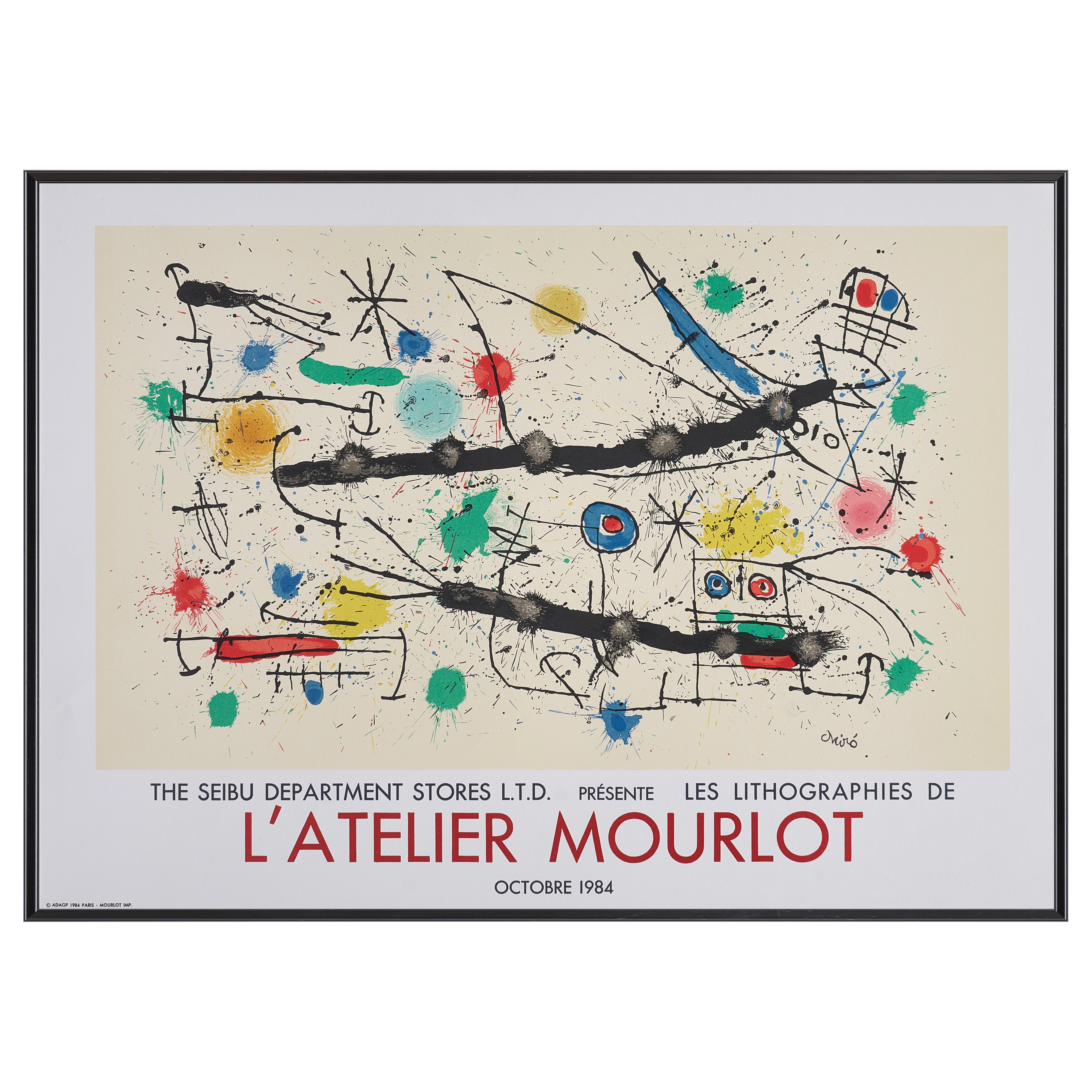 【限定10枚】Constellations - L’ATELIER MOURLOT 1984 / ジョアン・ミロ