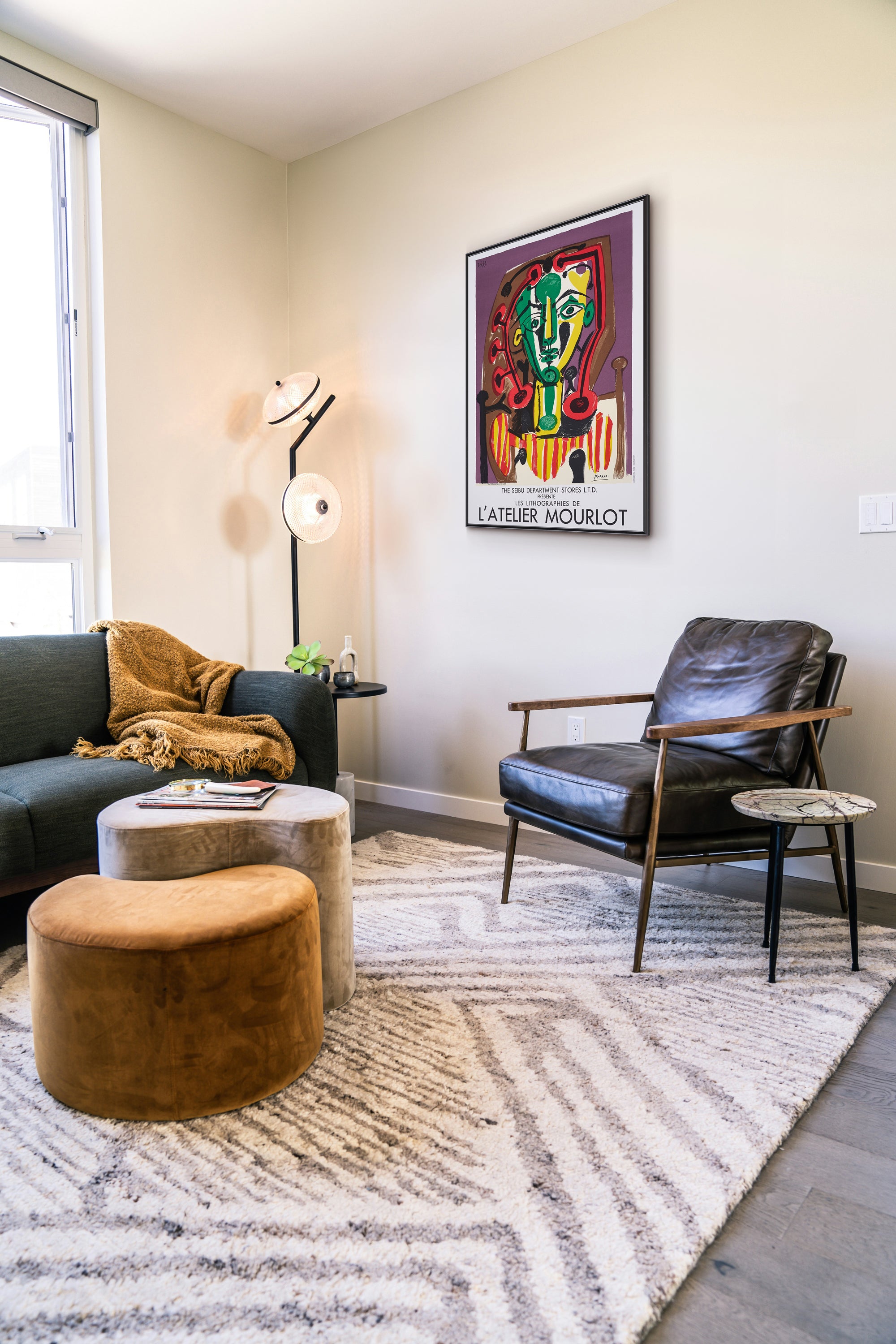 【限定10枚】Figure au Corsage rayé 1949 - L’ATELIER MOURLOT 1984 / パブロ・ピカソ