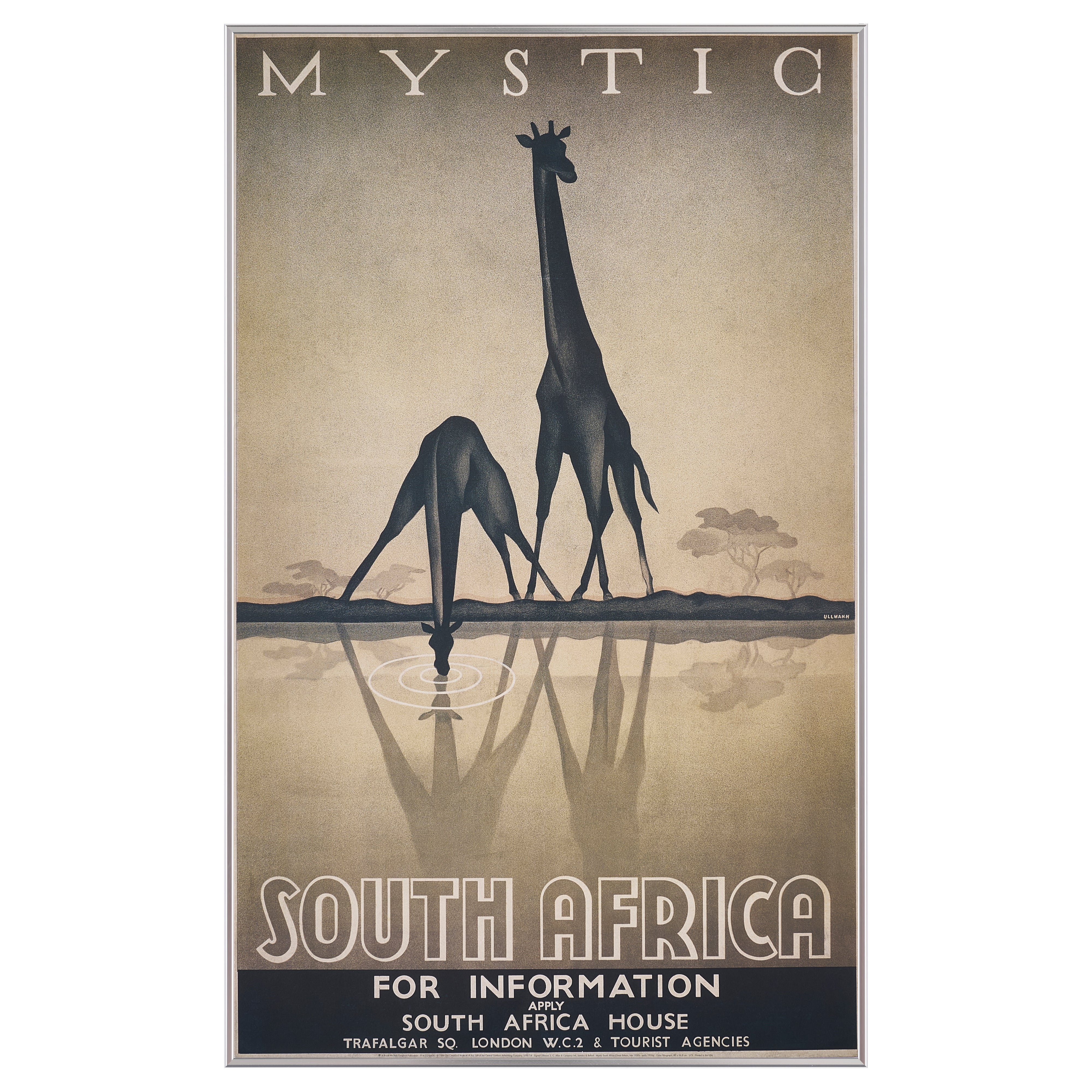 【限定5枚】MYSTIC SOUTH AFRICA 1920s-1930s - A. Bruce McGaw Graphics 1999 / ゲイル・ウルマン
