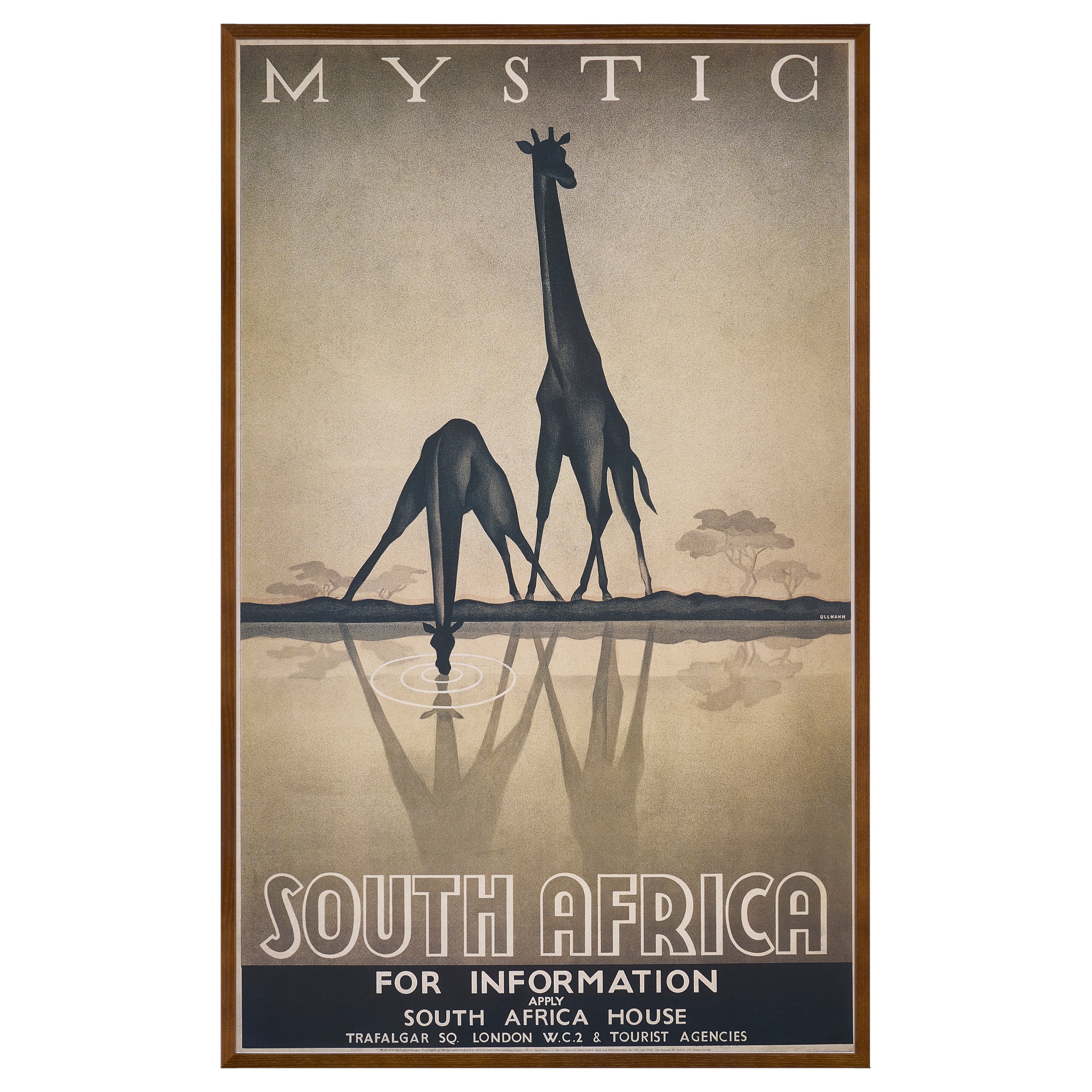 【限定5枚】MYSTIC SOUTH AFRICA 1920s-1930s - A. Bruce McGaw Graphics 1999 / ゲイル・ウルマン