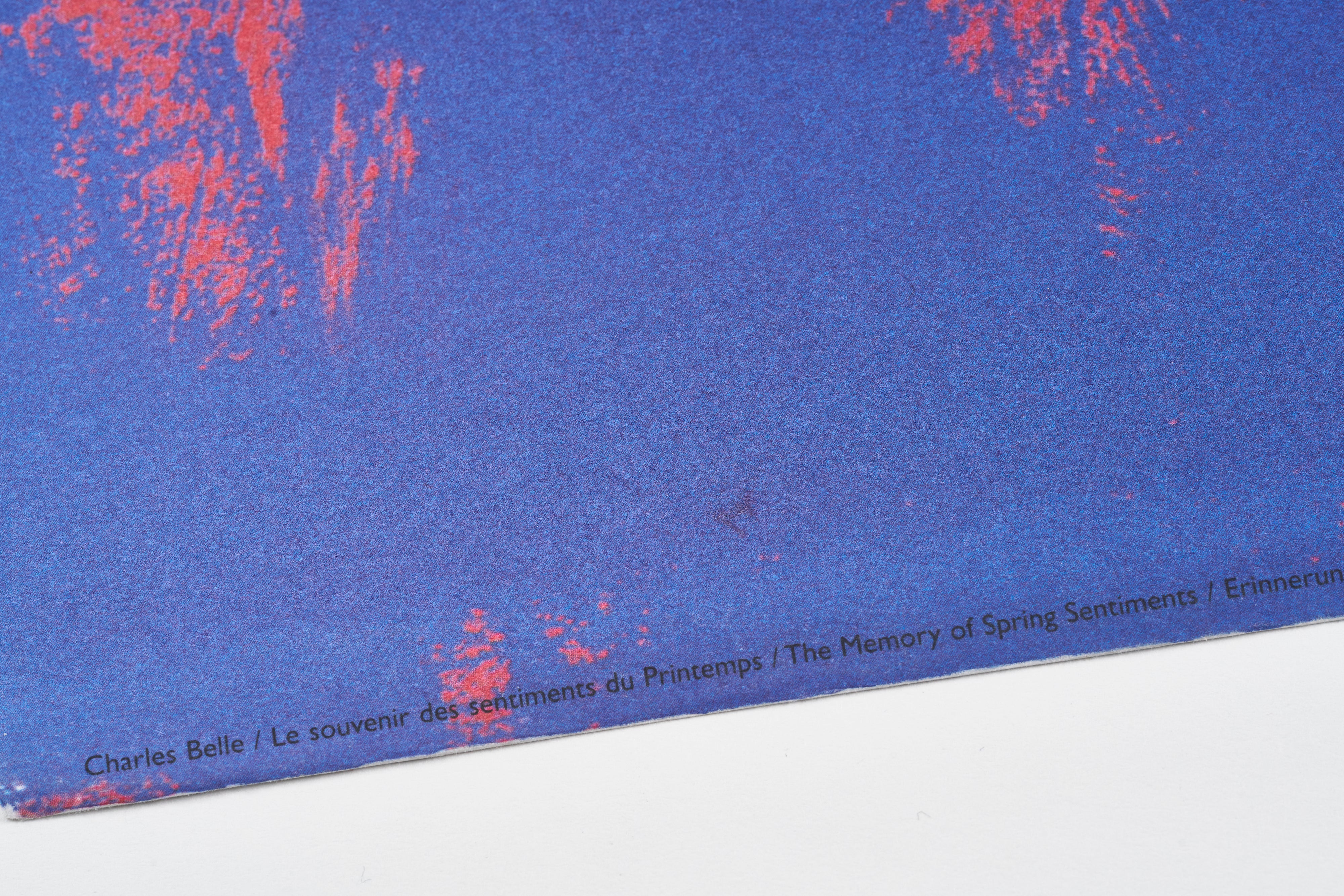 完売【限定5枚】Le souvenir des sentiments du Printemps 1997 - Nouvelles Images 1998 / シャルル・ベル