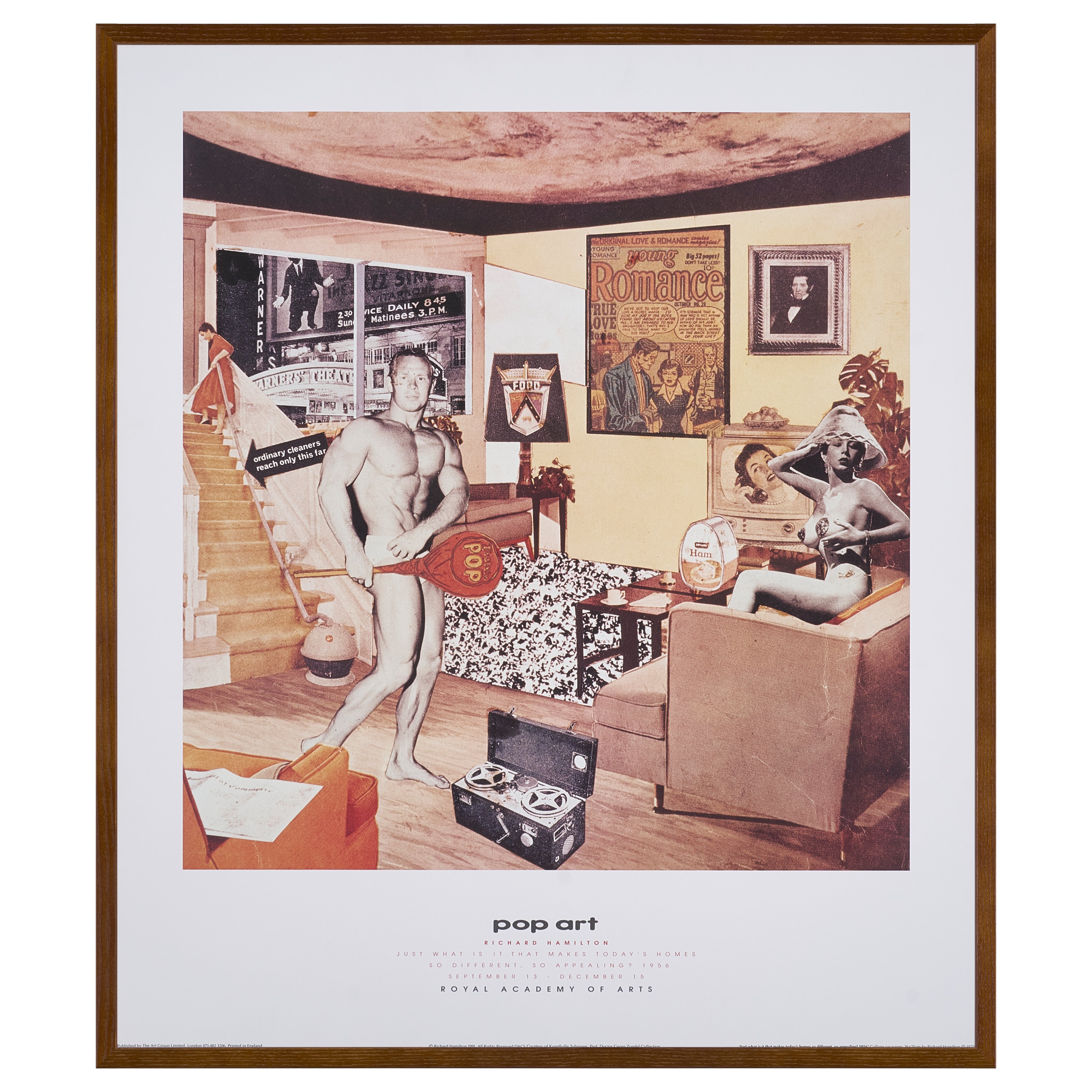 【限定5枚】Just what is it that makes today’s homes so difficult, so appealing? 1956 - Royal Academy of Arts 1991 / リチャード・ハミルトン