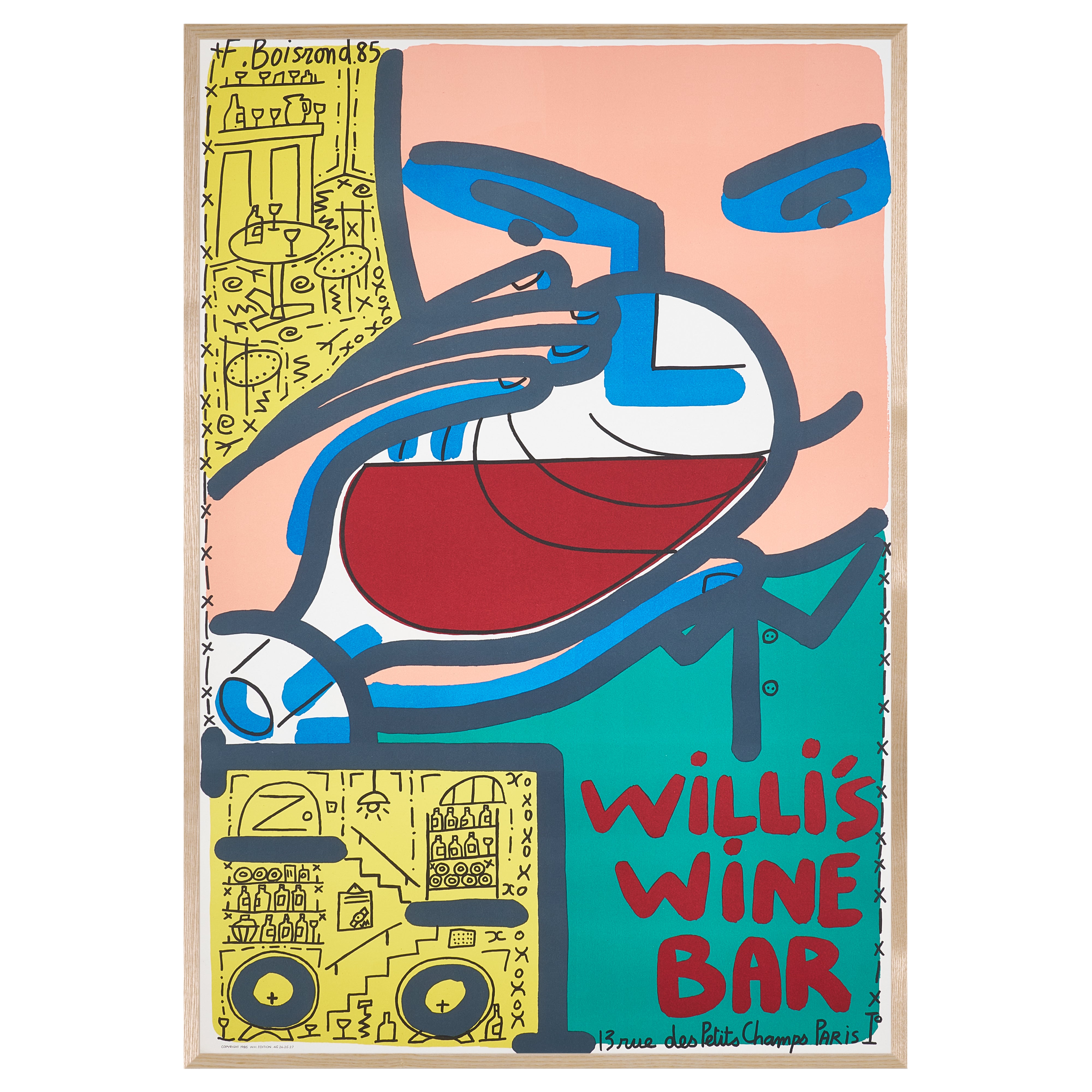 【限定10枚】WILLI’S WINE BAR 1985 / フランソワ・ボワロン