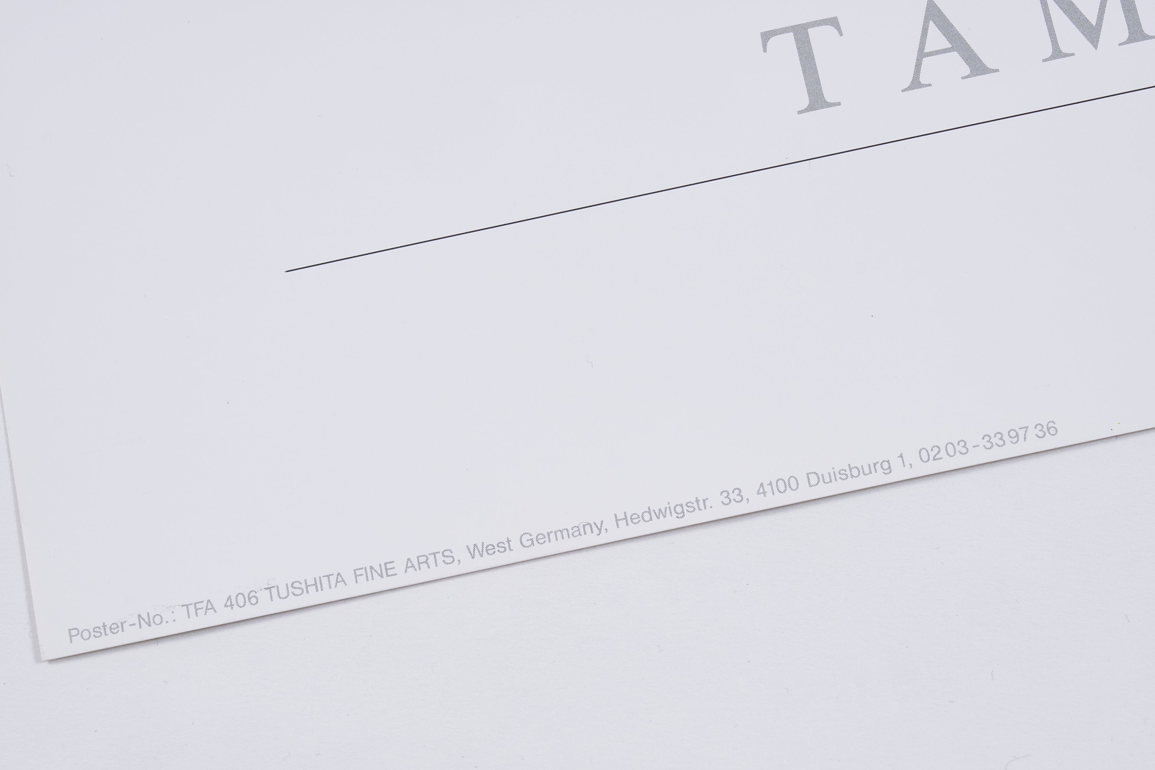 【限定5枚】AUTOPORTRAIT 1925 - TUSHITA FINE ARTS 1987 / タマラ・ド・レンピッカ