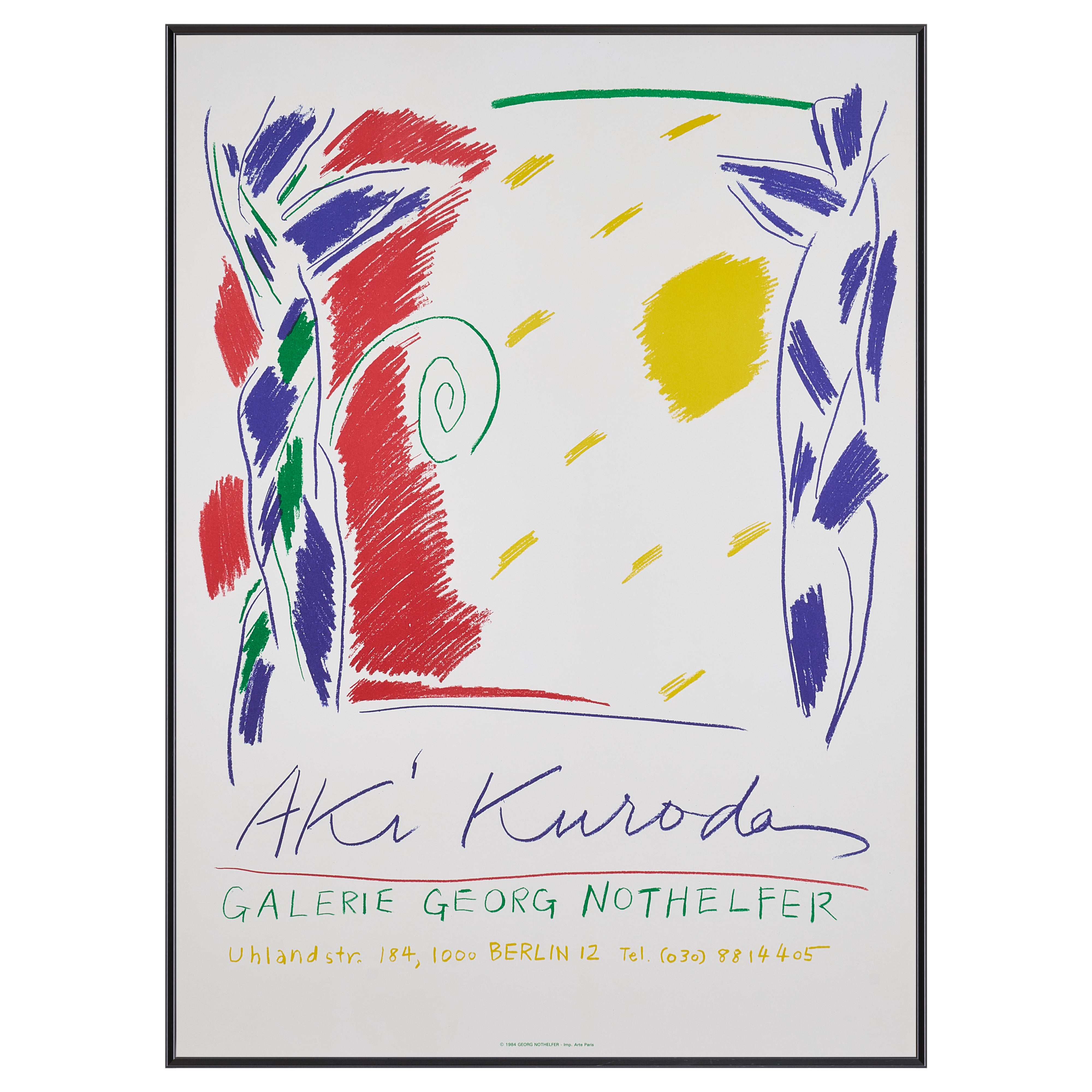 【限定10枚】EXHIBITION at GALERIE GEORG NOTHELFER 1984 / 黒田 アキ