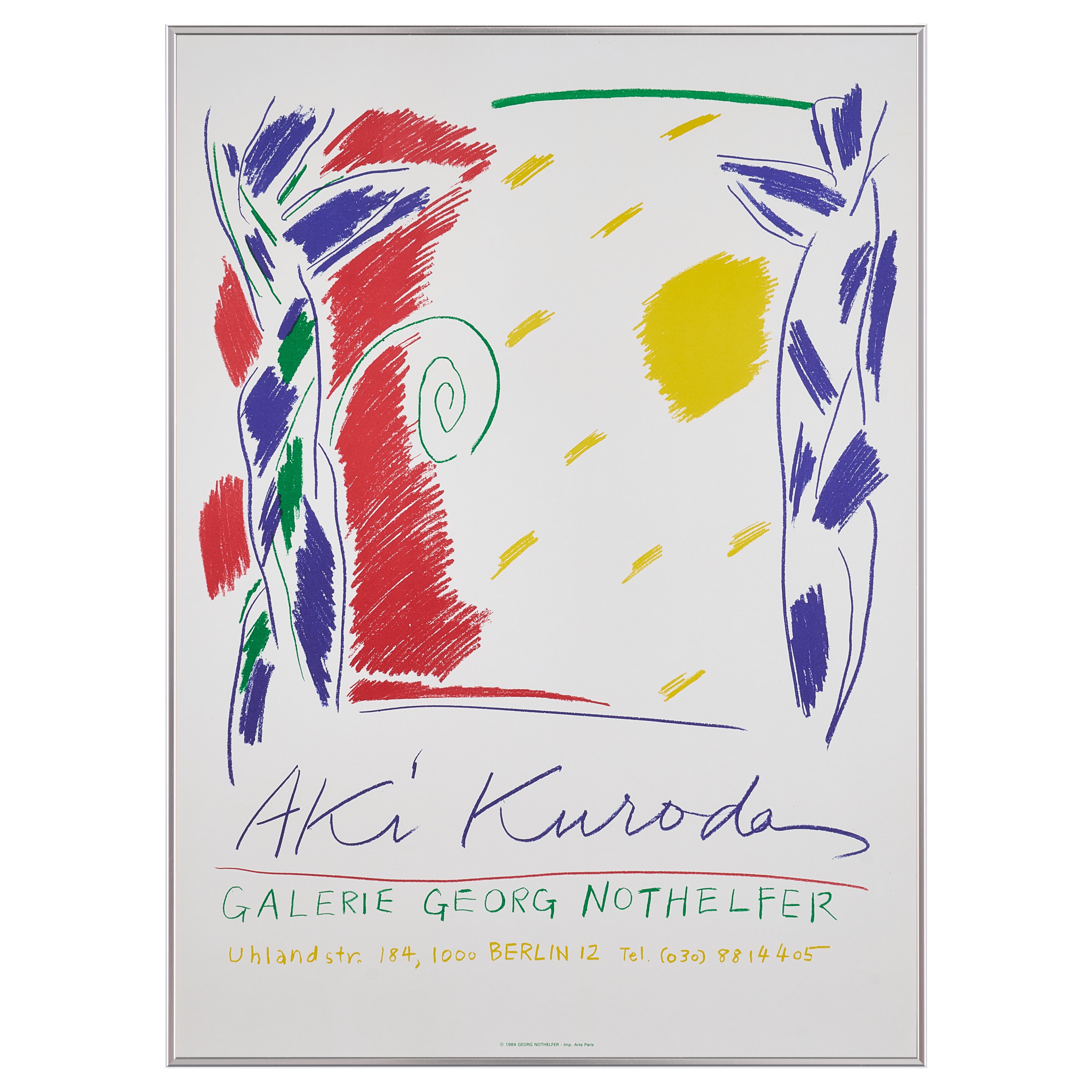 【限定10枚】EXHIBITION at GALERIE GEORG NOTHELFER 1984 / 黒田 アキ