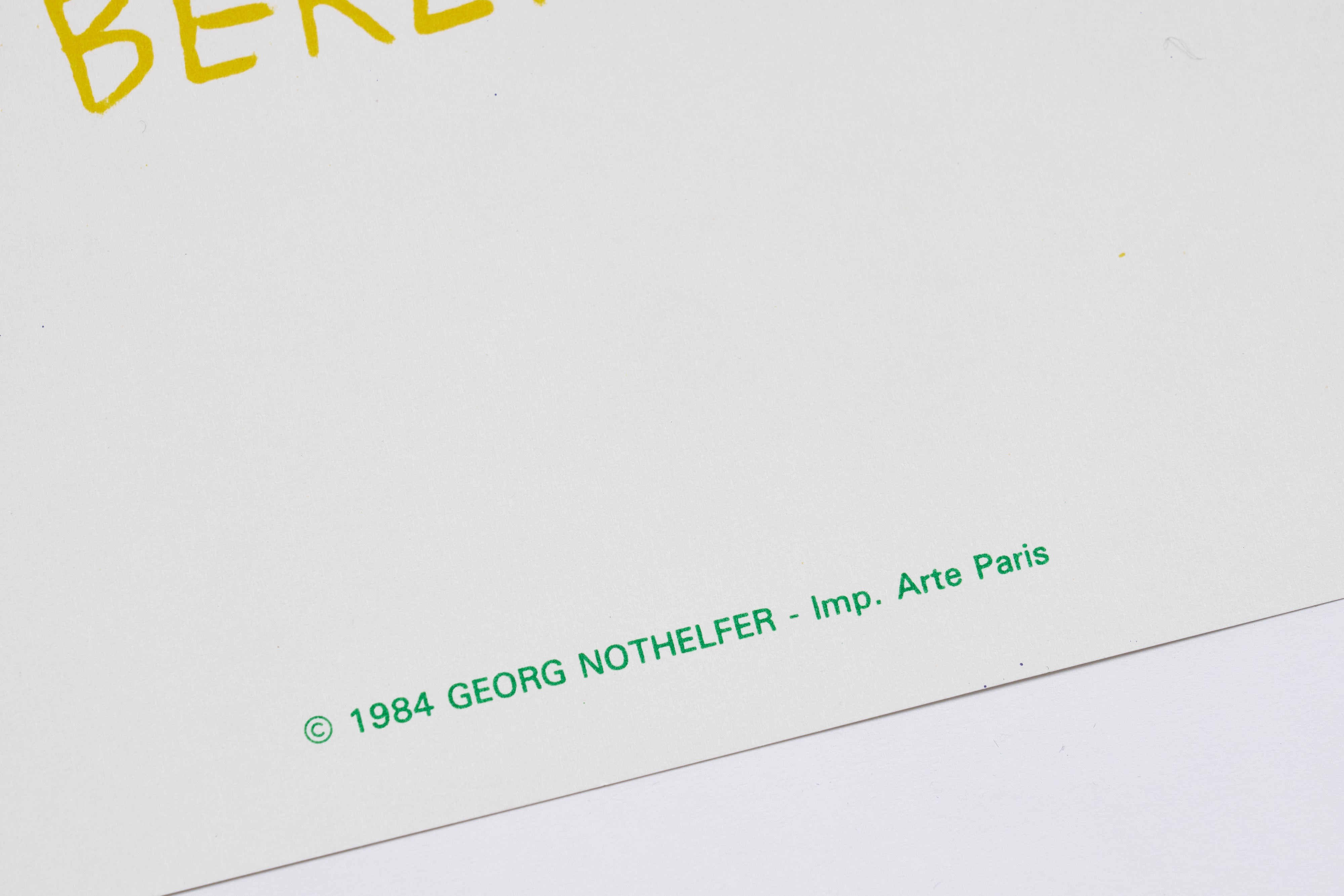 【限定10枚】EXHIBITION at GALERIE GEORG NOTHELFER 1984 / 黒田 アキ