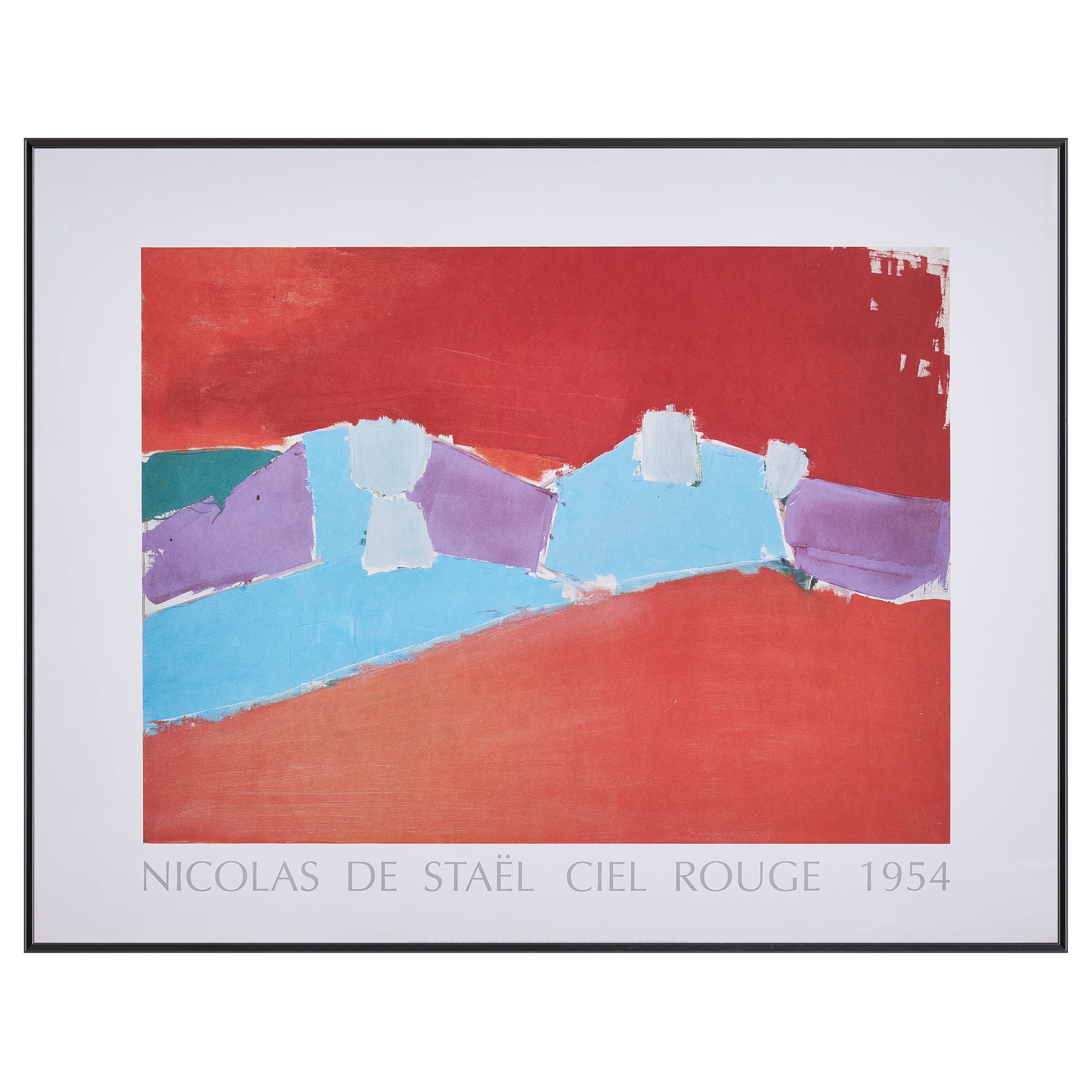 【限定10枚】CIEL ROUGE 1954 - Nouvelles Images 1990 / ニコラ・ド・スタール