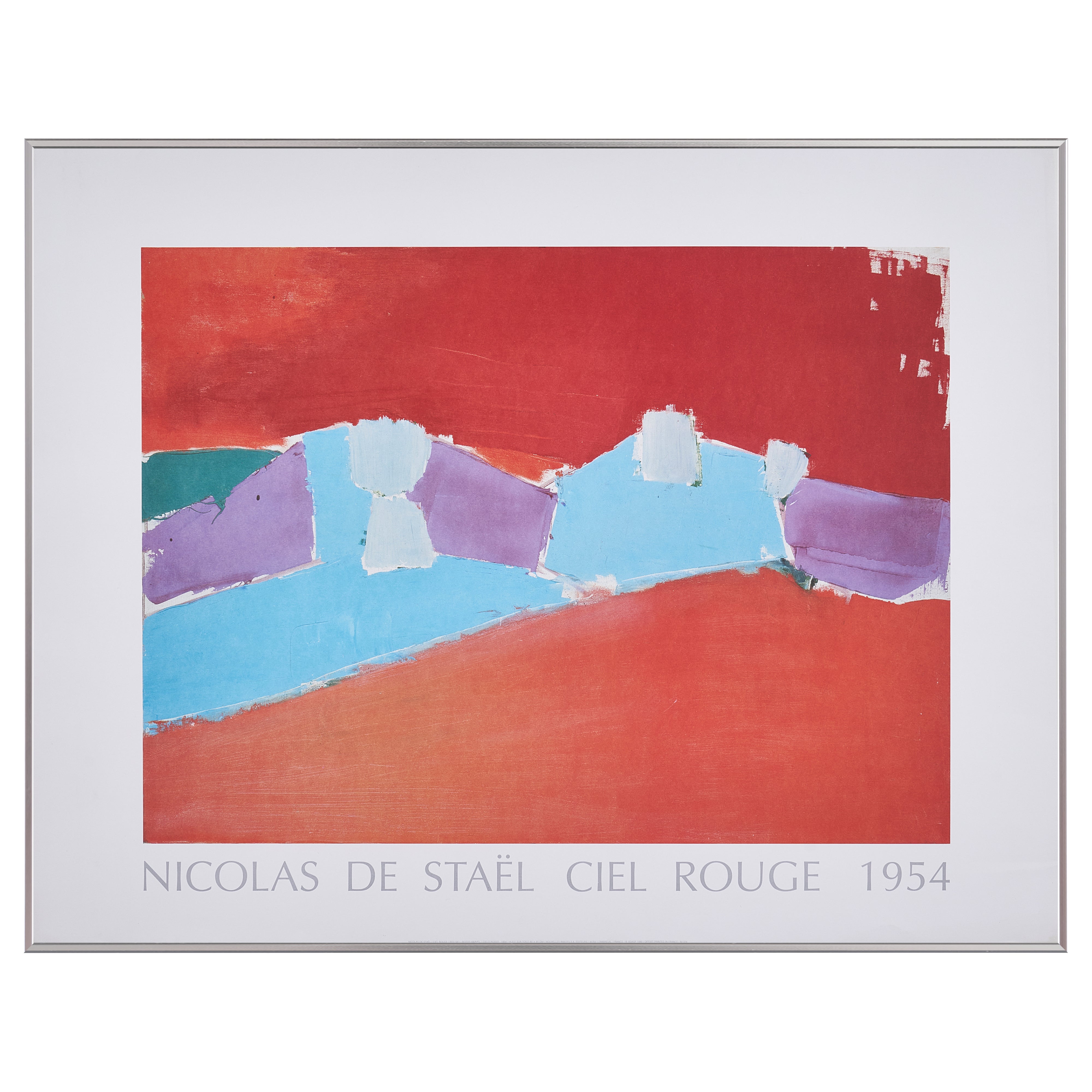 【限定10枚】CIEL ROUGE 1954 - Nouvelles Images 1990 / ニコラ・ド・スタール