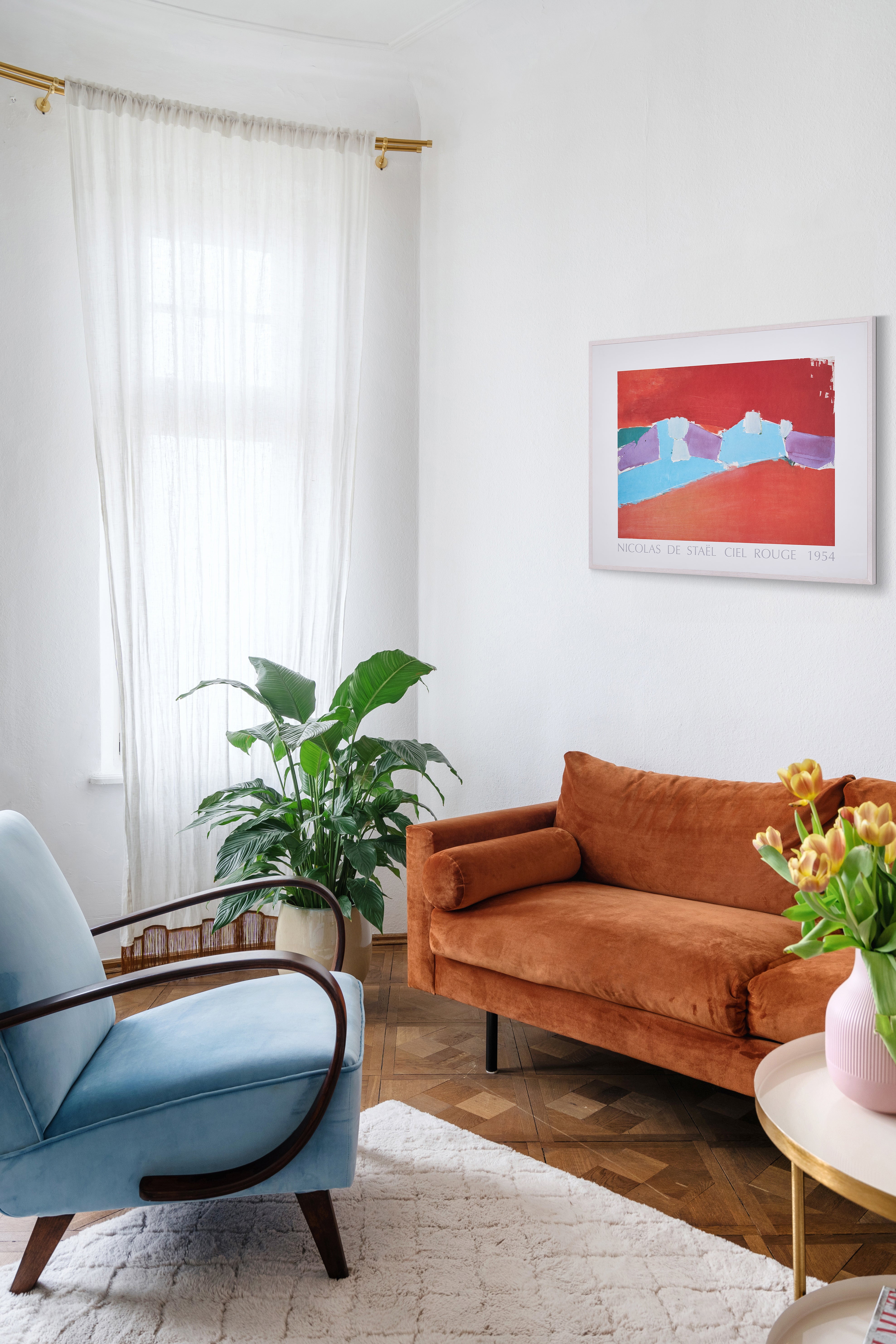 【限定10枚】CIEL ROUGE 1954 - Nouvelles Images 1990 / ニコラ・ド・スタール