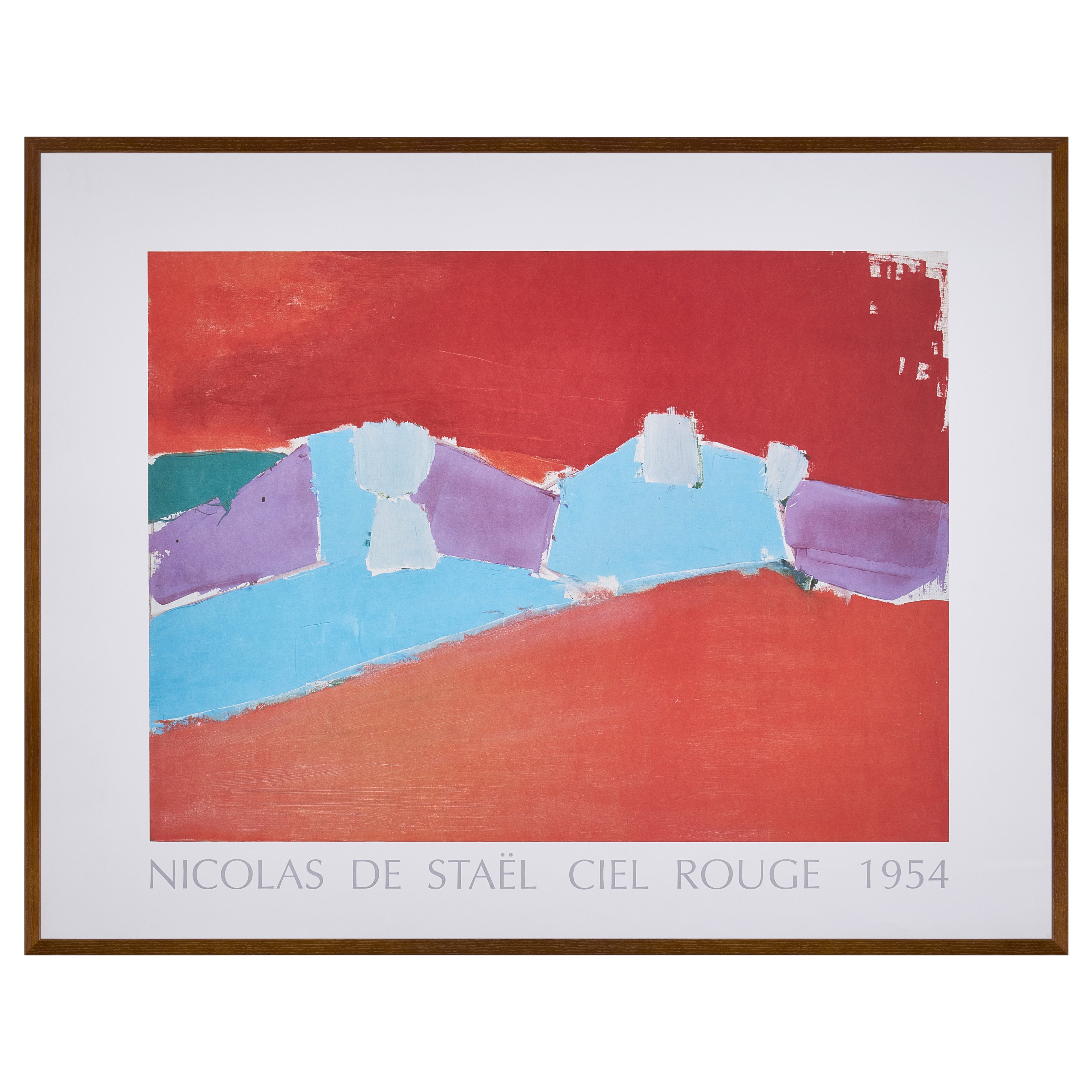 【限定10枚】CIEL ROUGE 1954 - Nouvelles Images 1990 / ニコラ・ド・スタール