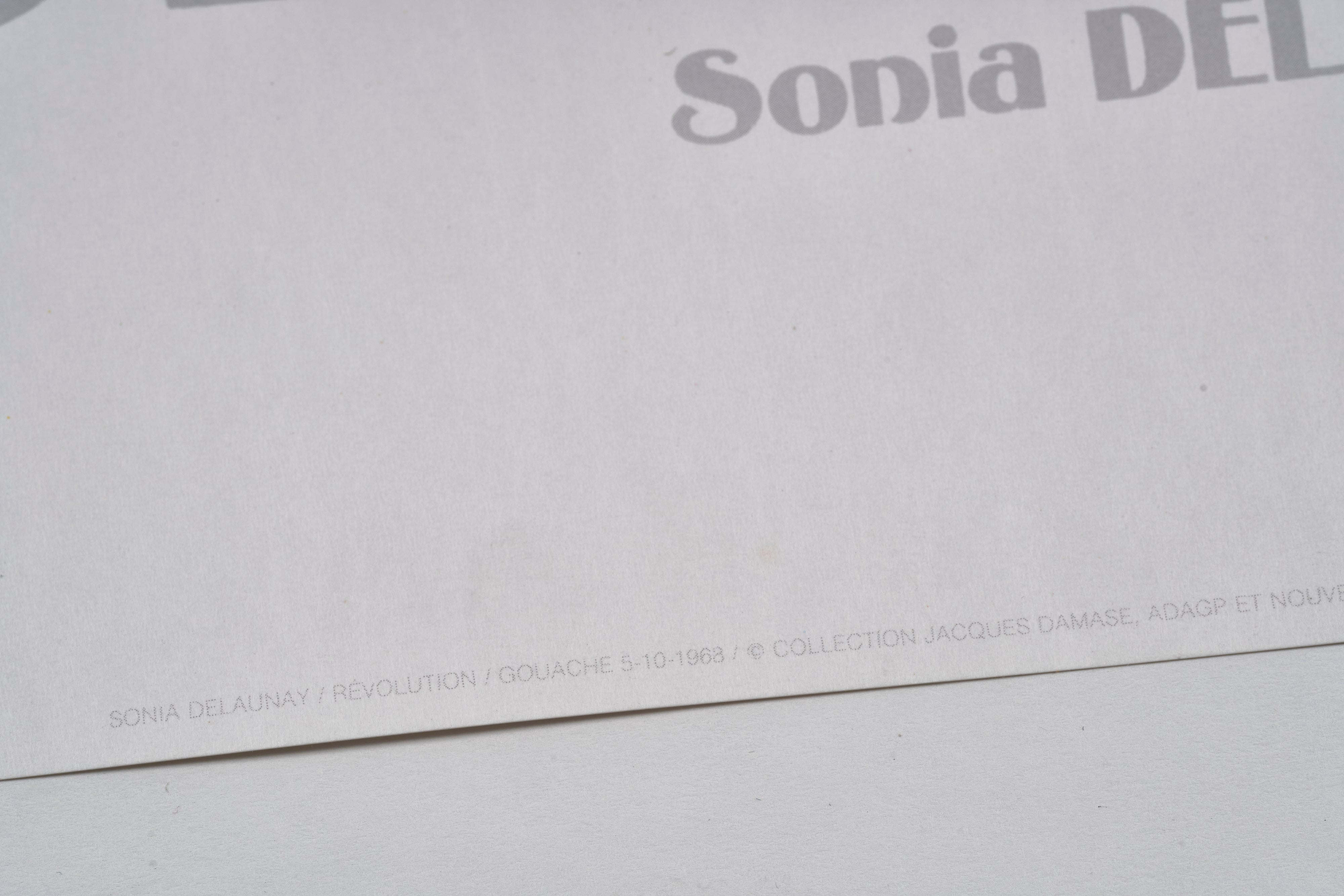 【限定10枚】REVOLUTION 1968 - Nouvelles Images 1989 / ソニア・ドローネー