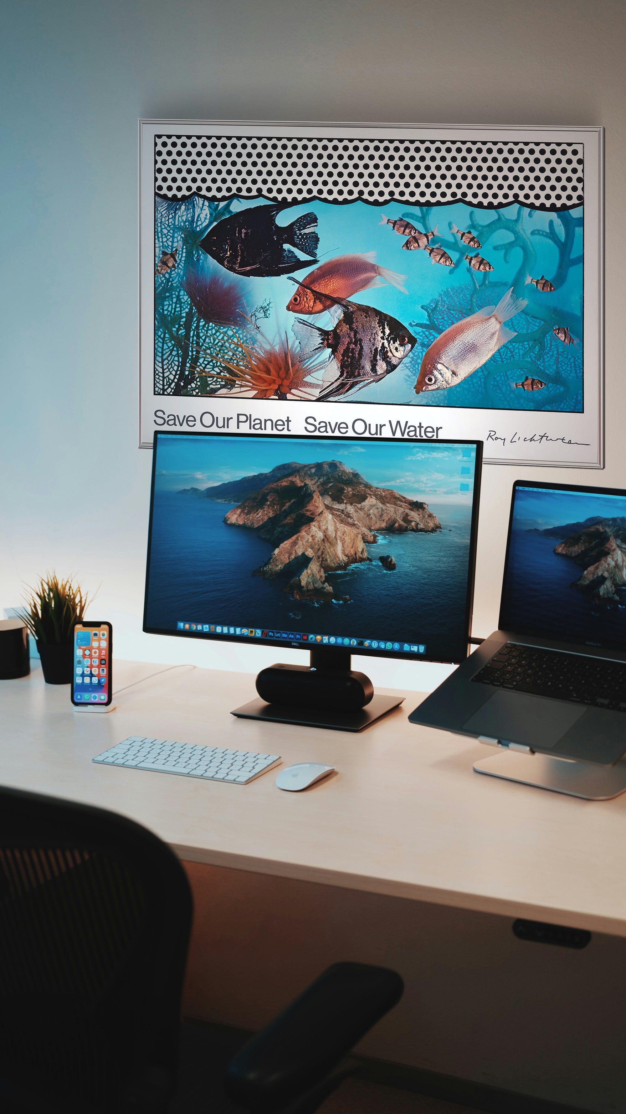 【限定10枚】Save Our Planet Save Our Water 1971 / ロイ・リキテンスタイン