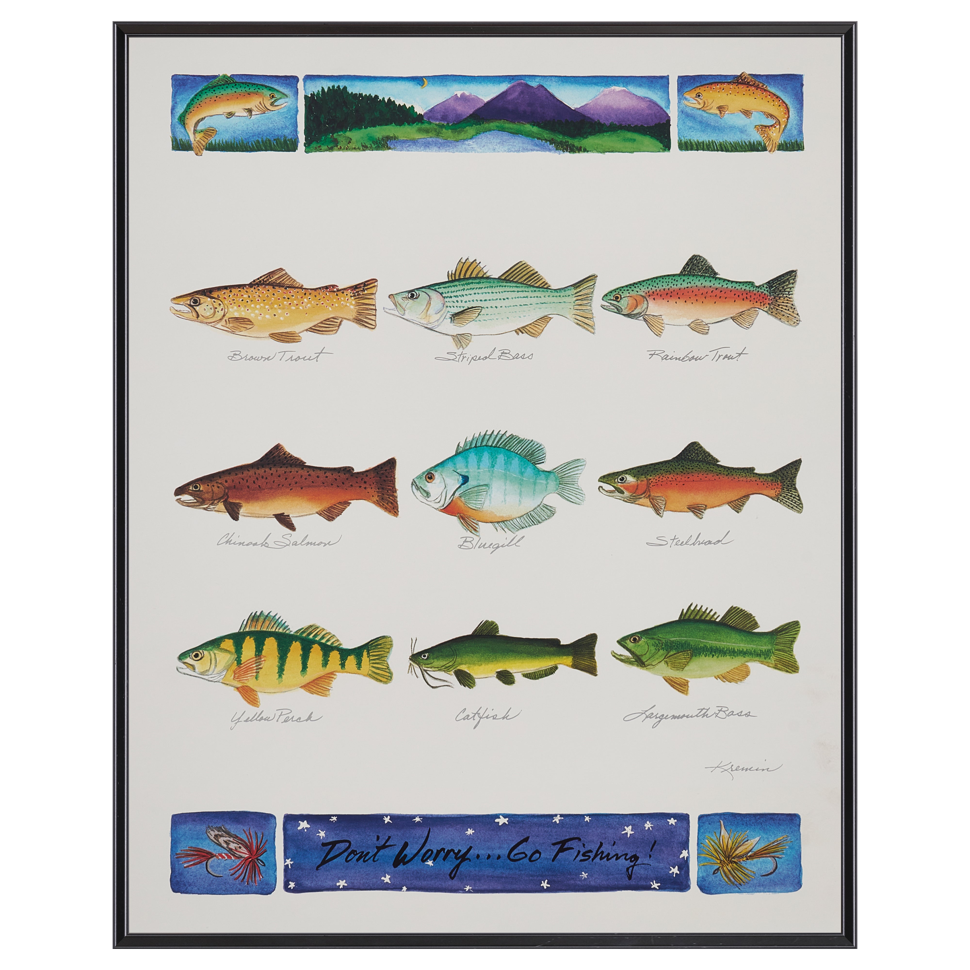 【限定5枚】DON’T WORRY…GO FISHING! - Gango Editions 1995 / アノニマス