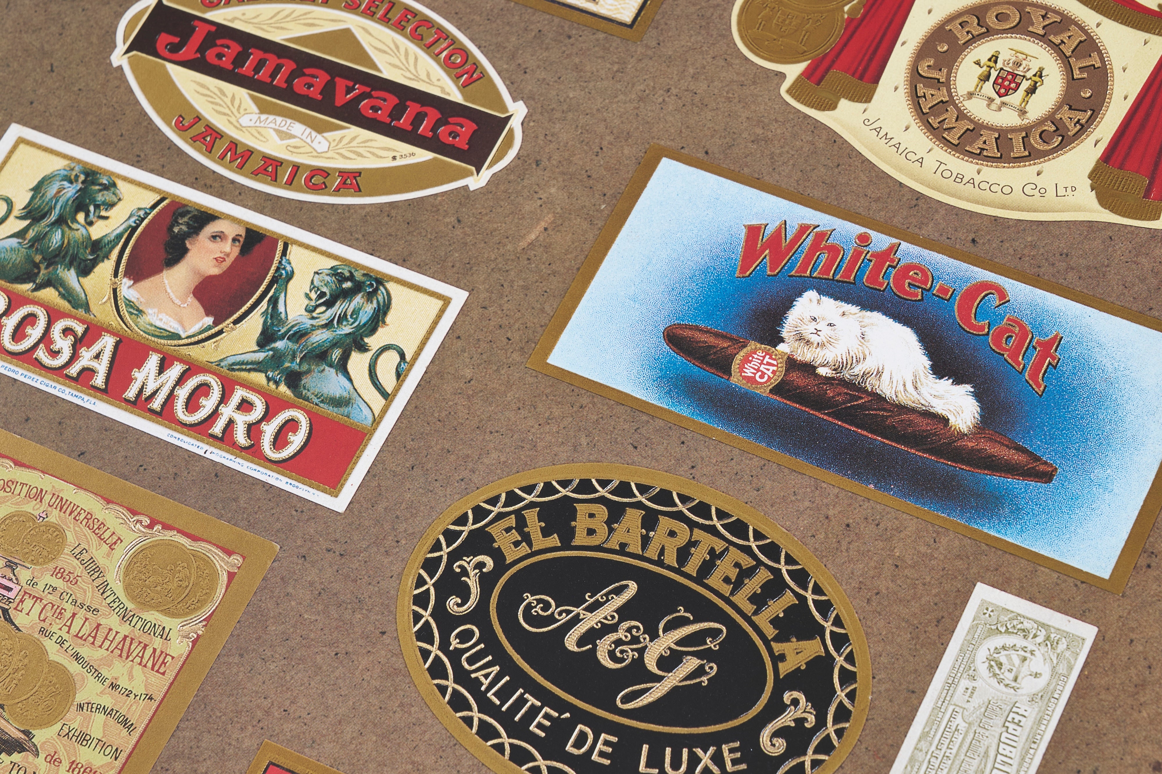 【限定5枚】Vintage Cigar Label Collection - Bruce McGaw Graphics 1996 / アノニマス