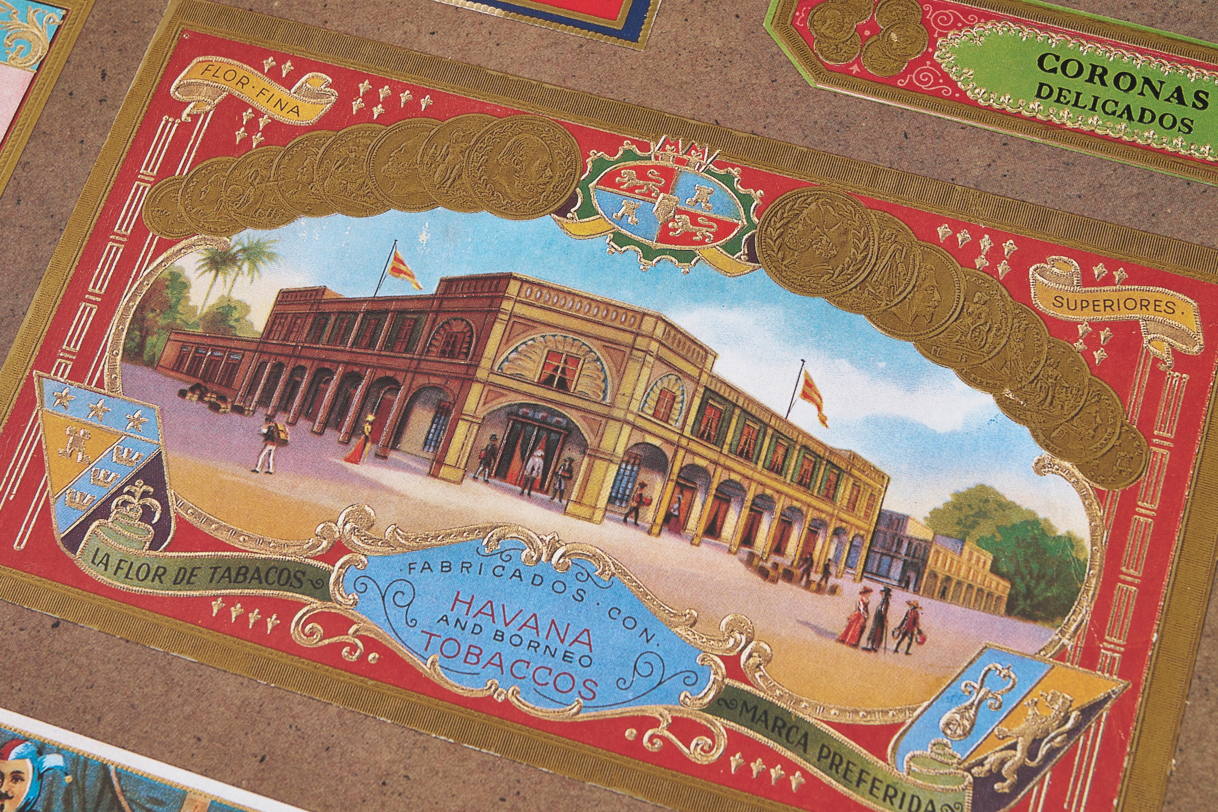 【限定5枚】Vintage Cigar Box Label Collection - Bruce McGaw Graphics 1996 / アノニマス