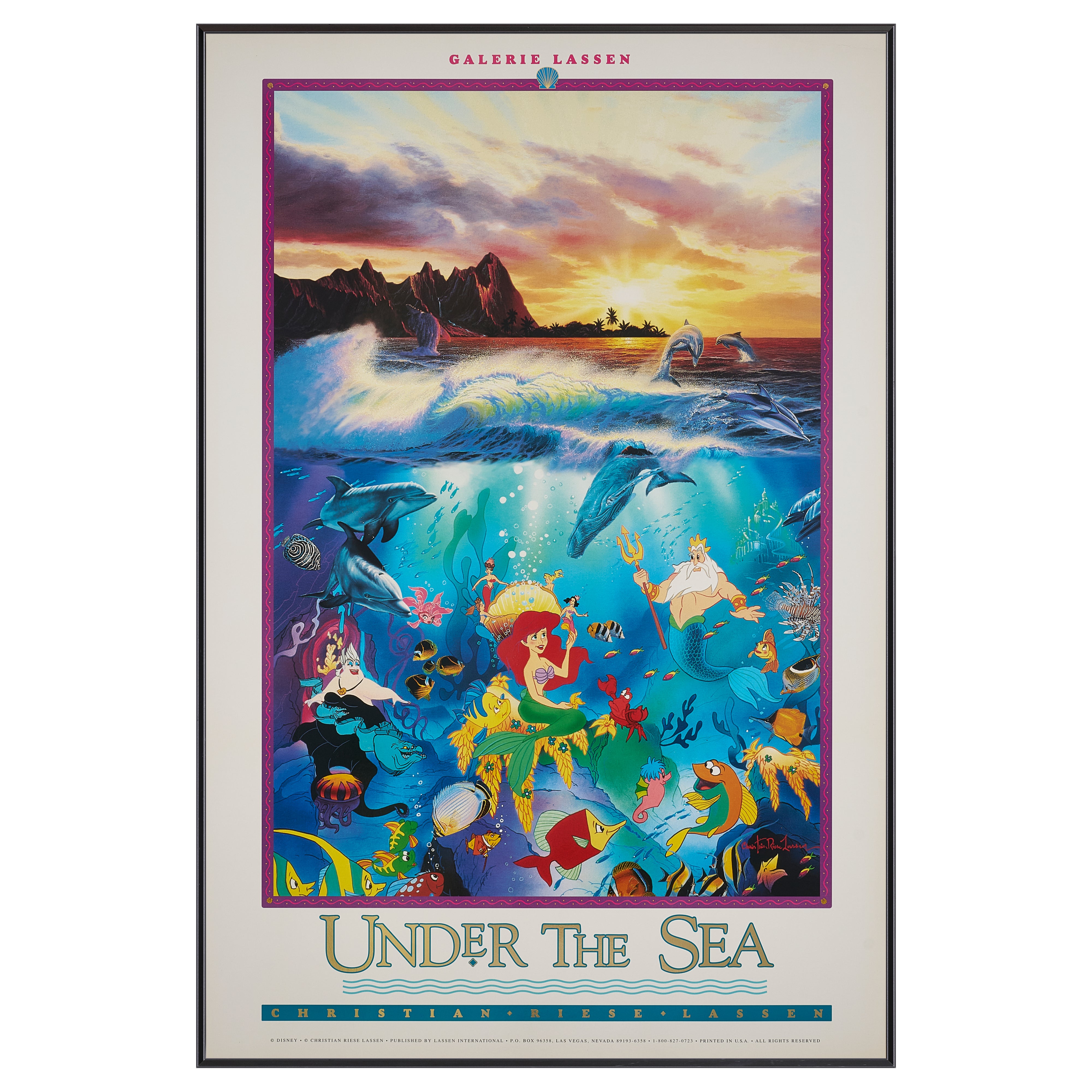【限定5枚】UNDER THE SEA - DISNEY 1990s / クリスチャン・リース・ラッセン