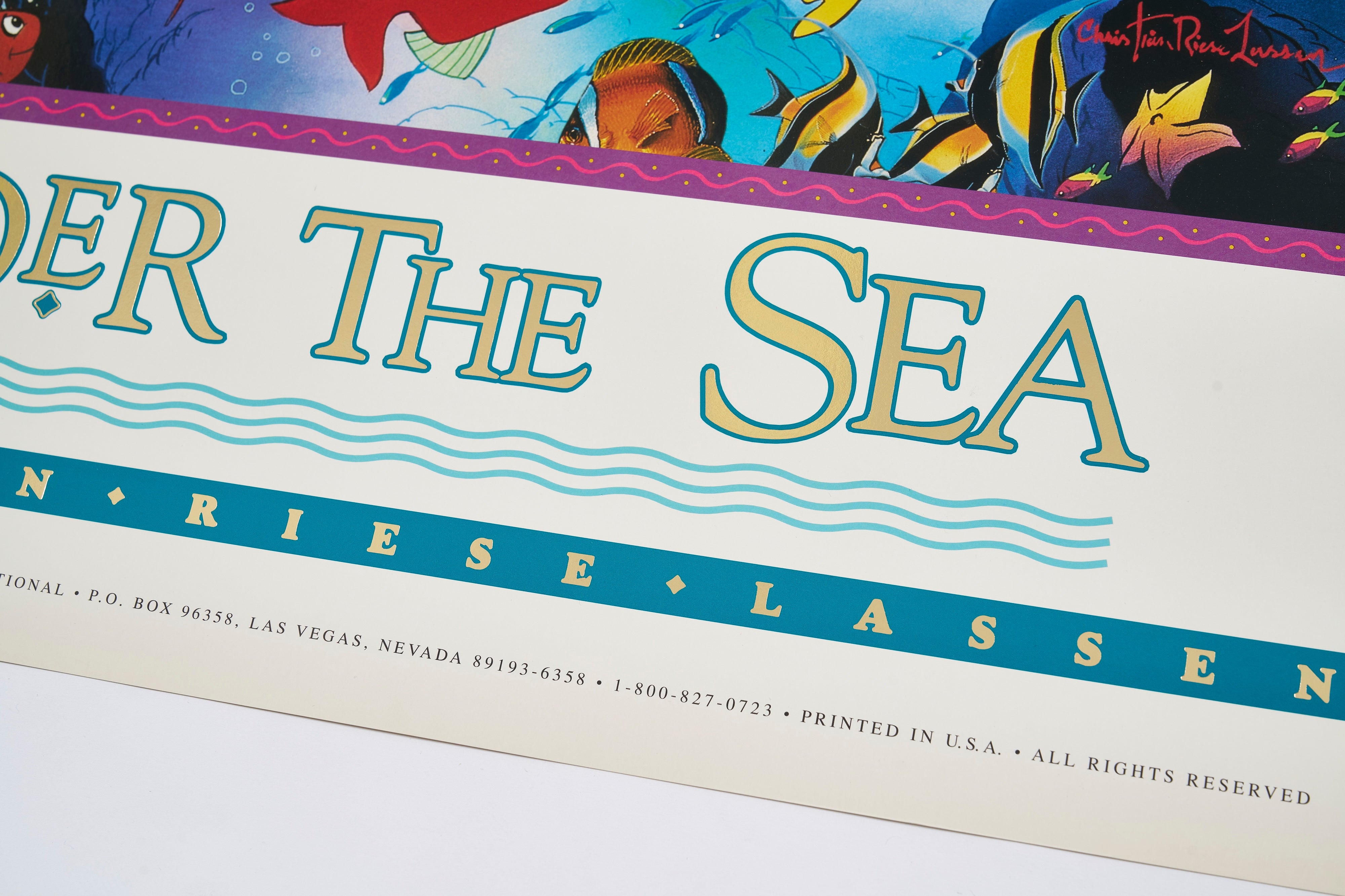 【限定5枚】UNDER THE SEA - DISNEY 1990s / クリスチャン・リース・ラッセン