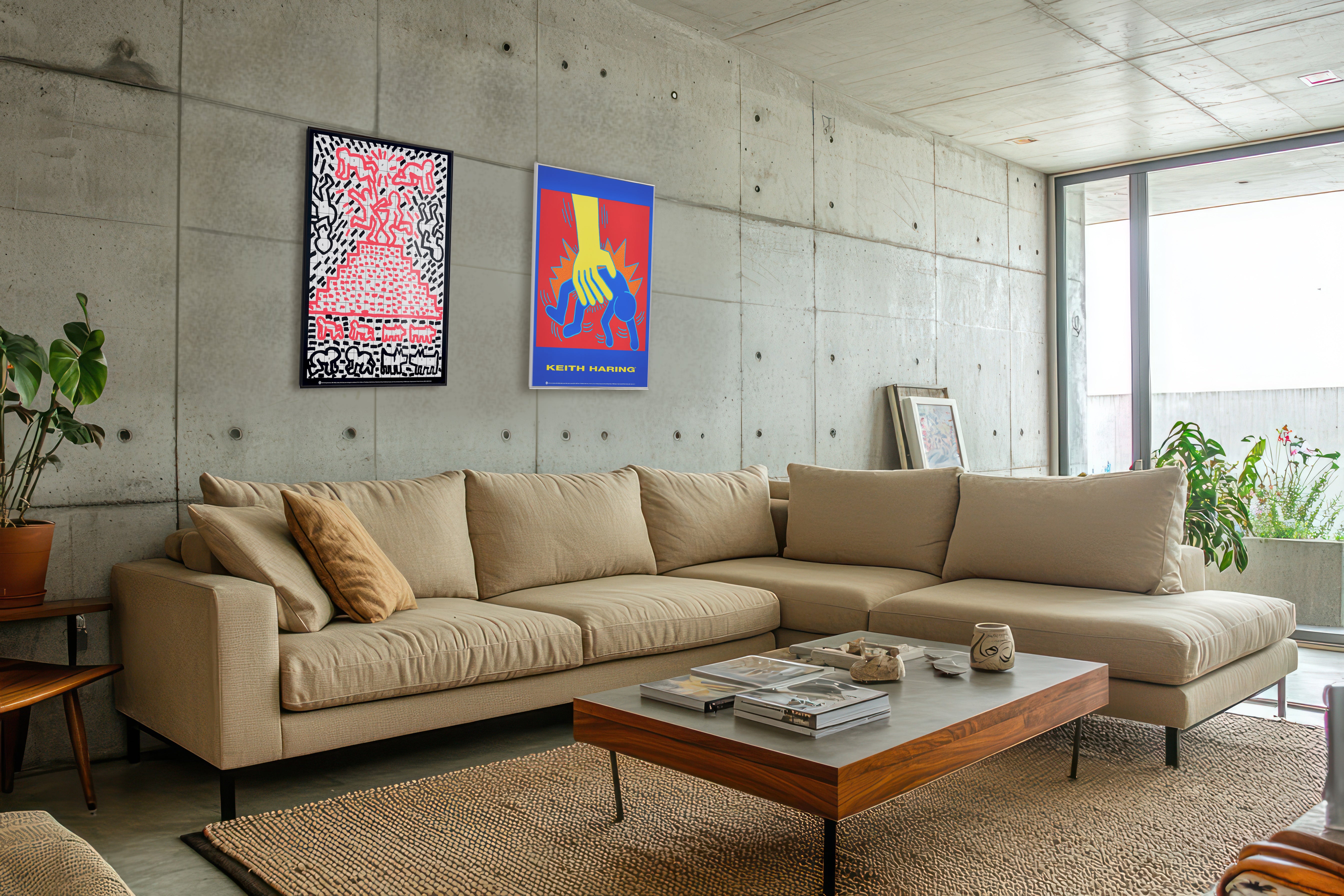 【限定10枚】Untitled 1981 - te Neues Publishing 1990s / キース・へリング