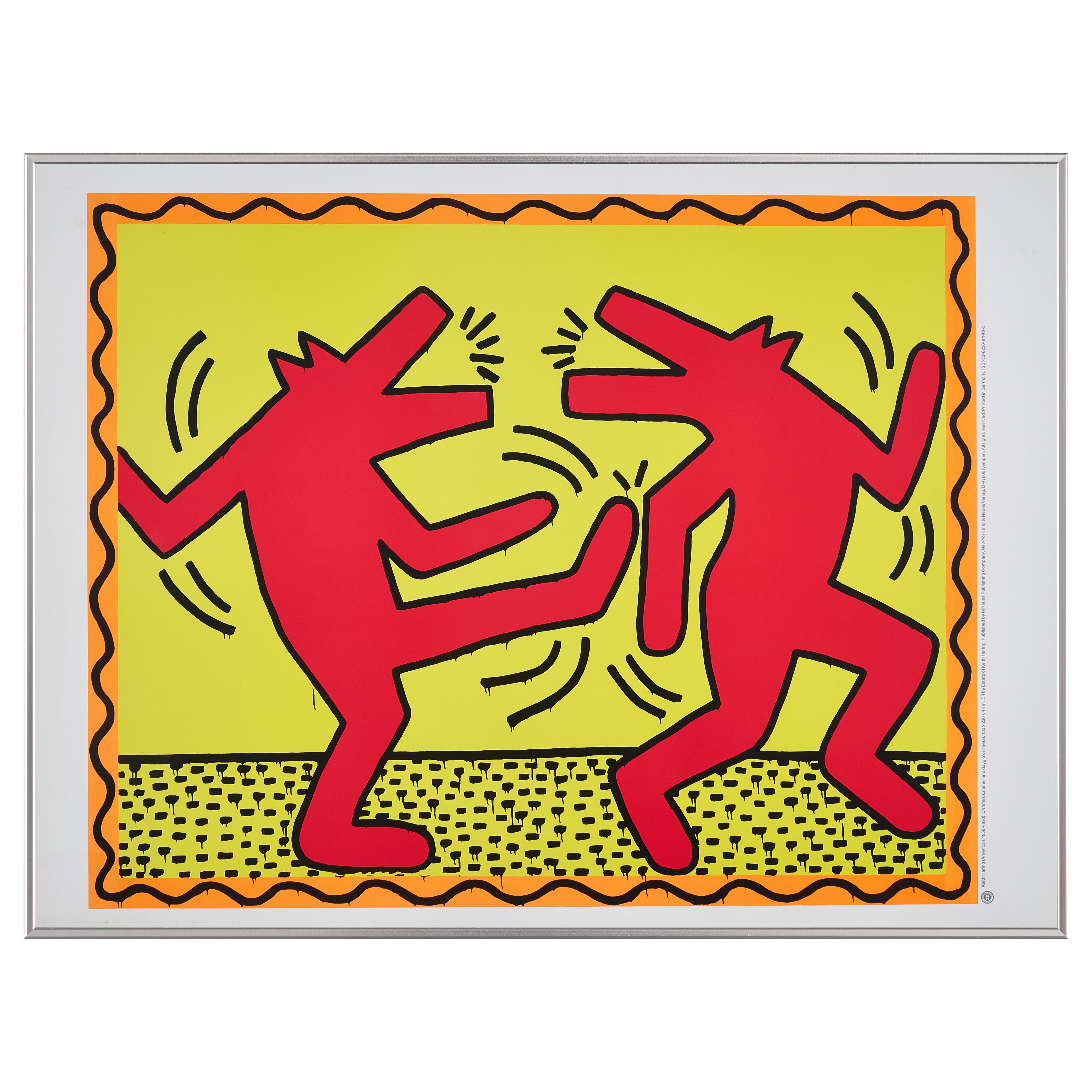 【限定10枚】Untitled (BARKING DOG) 1982 - te Neues Publishing 1990s / キース・へリング