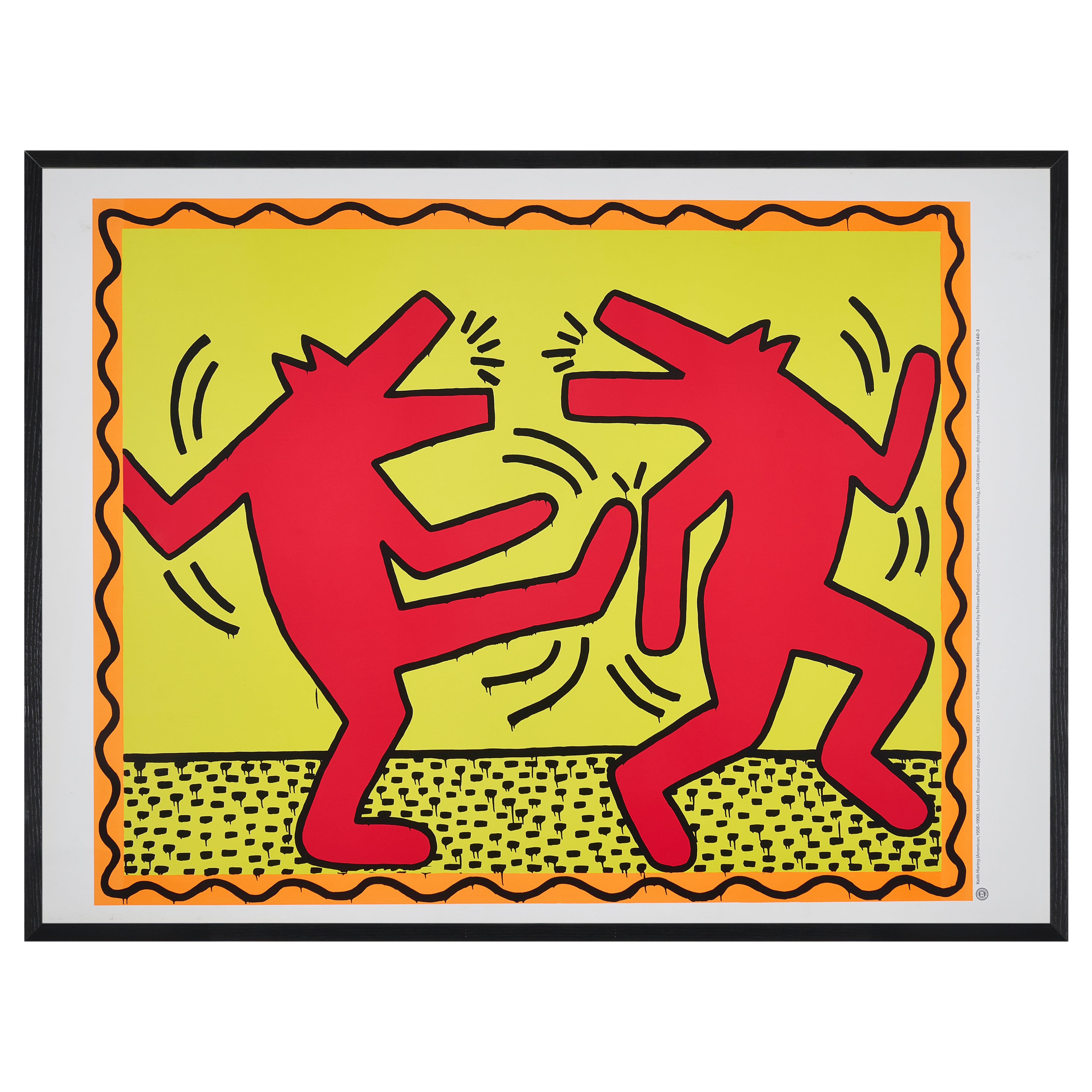 【限定10枚】Untitled (BARKING DOG) 1982 - te Neues Publishing 1990s / キース・へリング