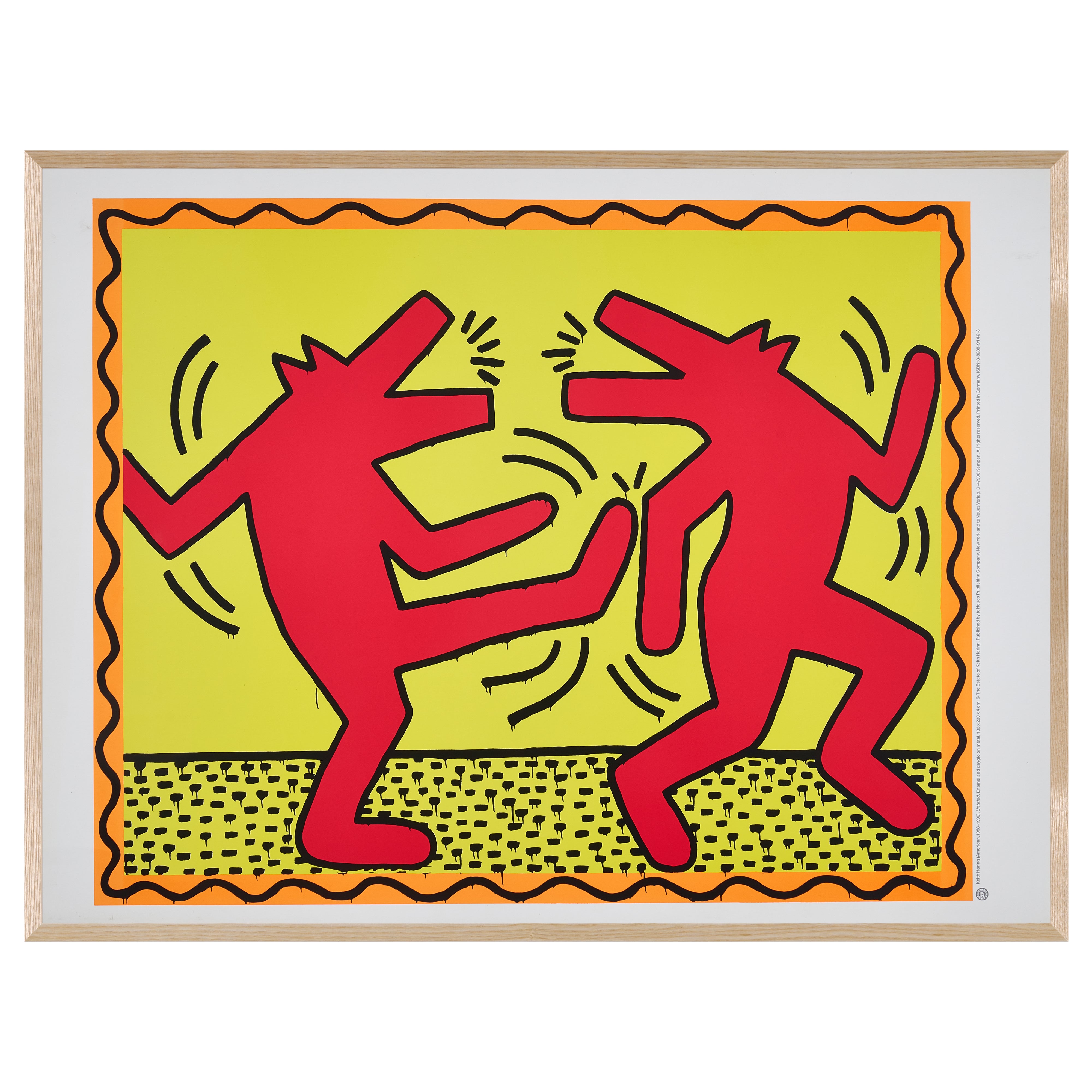 【限定10枚】Untitled (BARKING DOG) 1982 - te Neues Publishing 1990s / キース・へリング