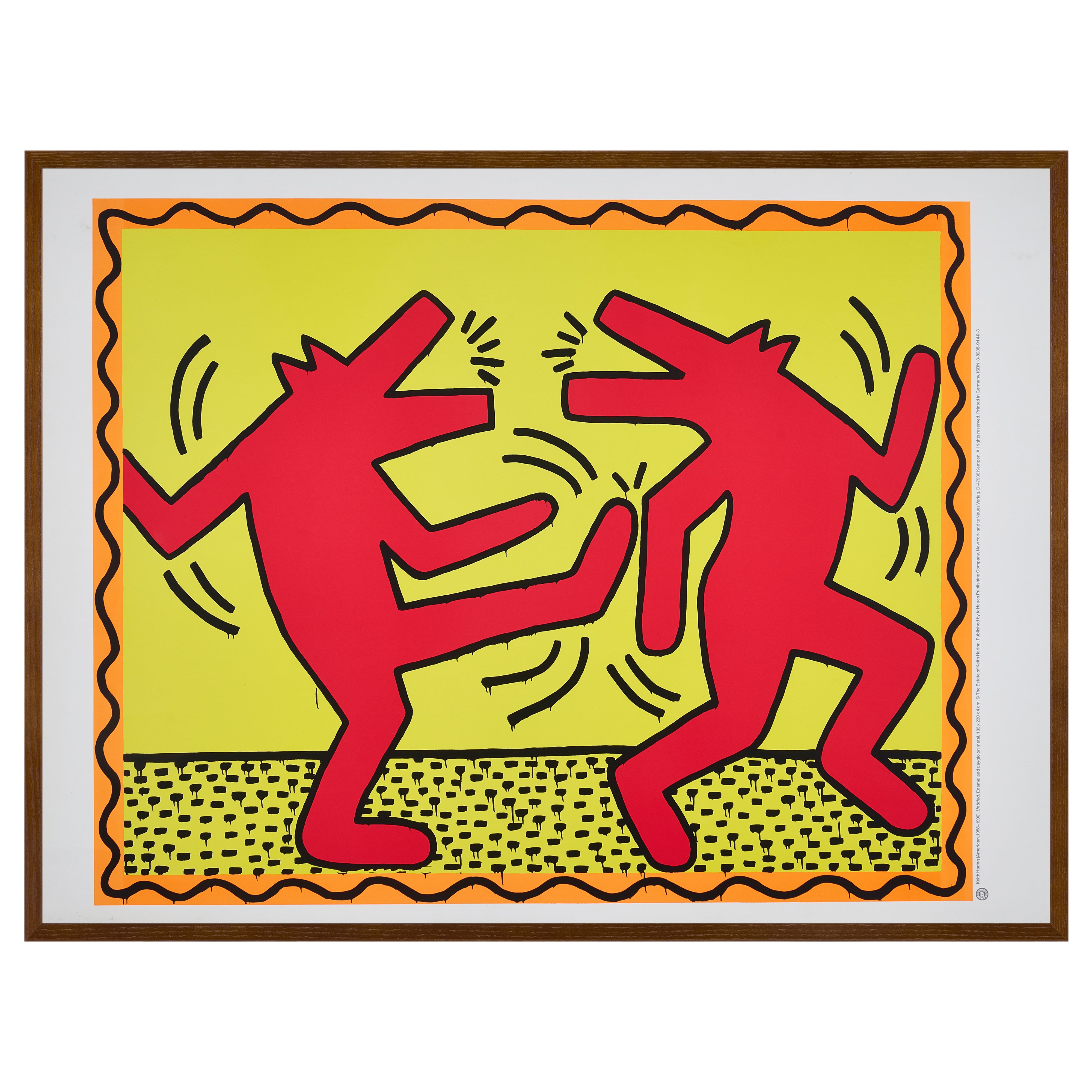 【限定10枚】Untitled (BARKING DOG) 1982 - te Neues Publishing 1990s / キース・へリング