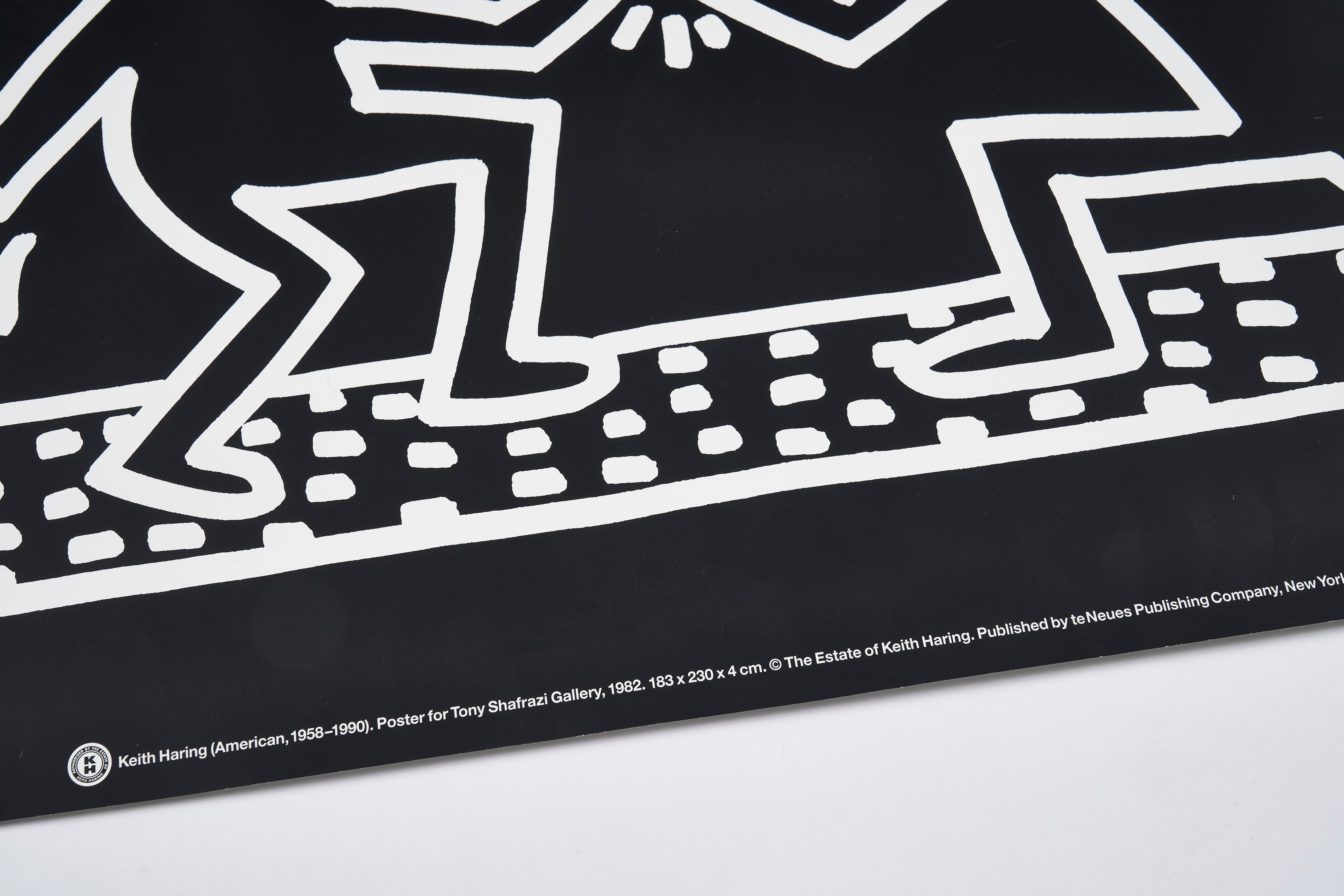 【限定5枚】Poster for Tony Shafrazi Gallery 1982 - te Neues Publishing 1990s / キース・へリング