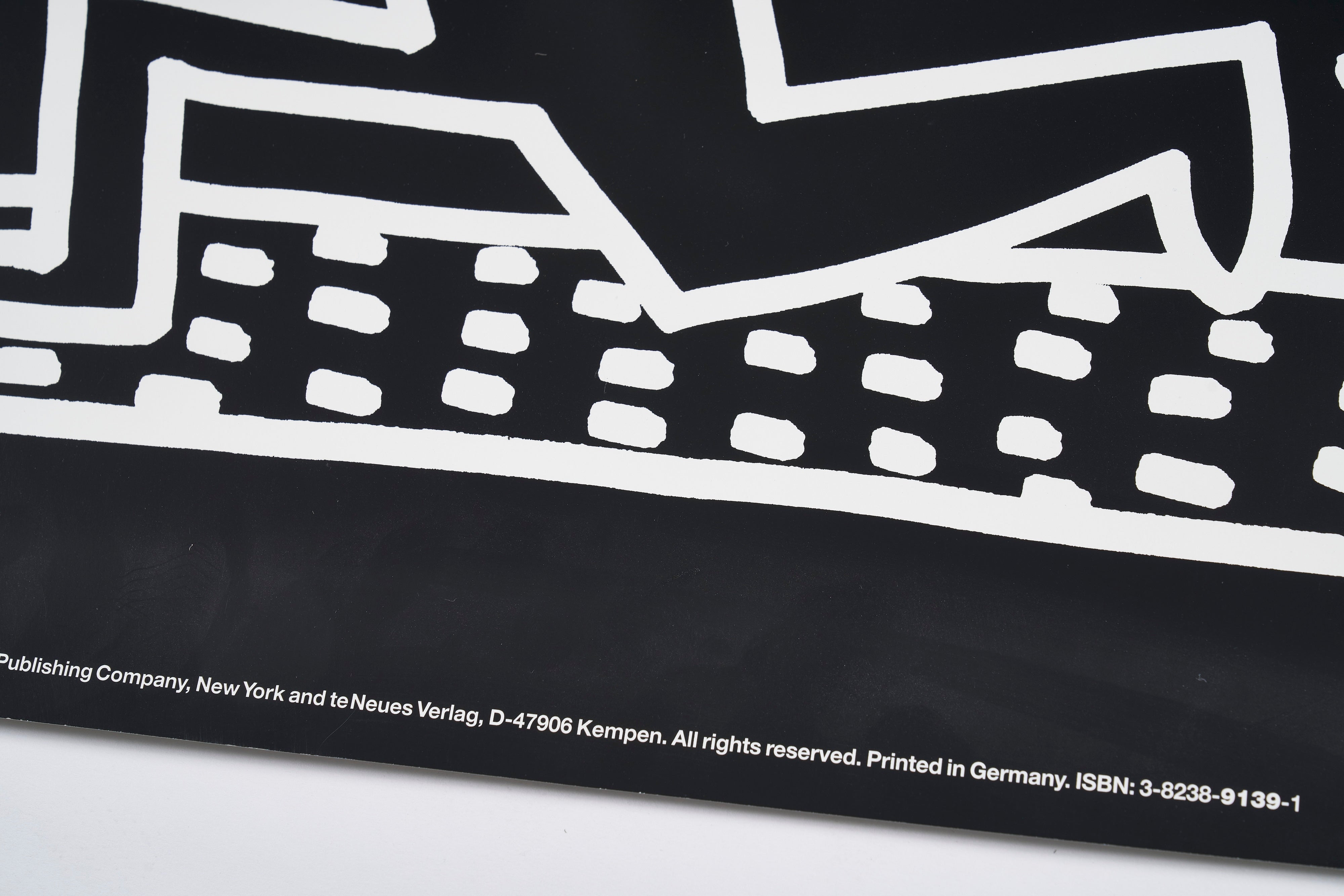 【限定5枚】Poster for Tony Shafrazi Gallery 1982 - te Neues Publishing 1990s / キース・へリング