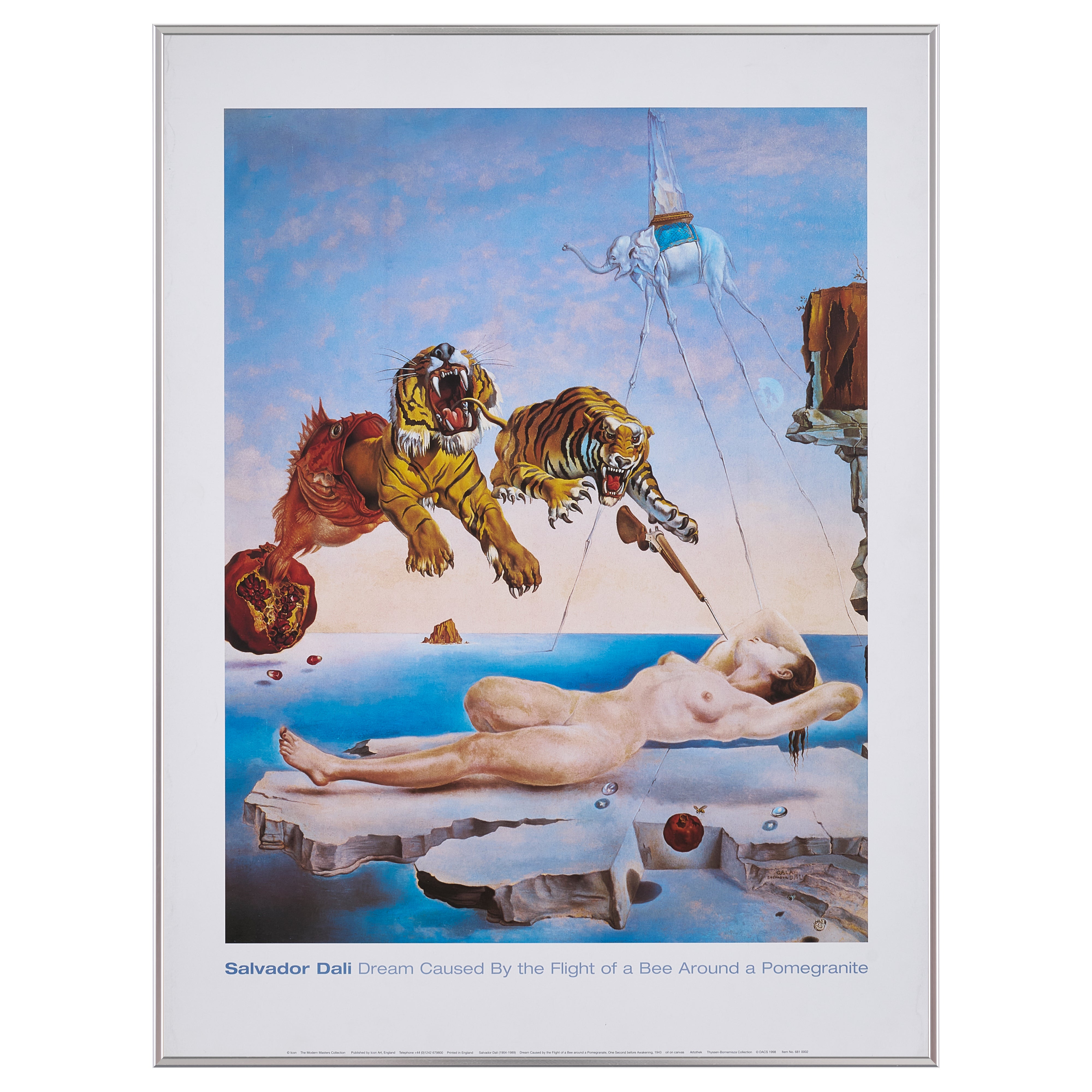 【限定5枚】Dream Caused by the Flight of a Bee around a Pomegranate, One Second before Awakening 1943 - The Modern Masters Collection 1998 / サルバドール・ダリ