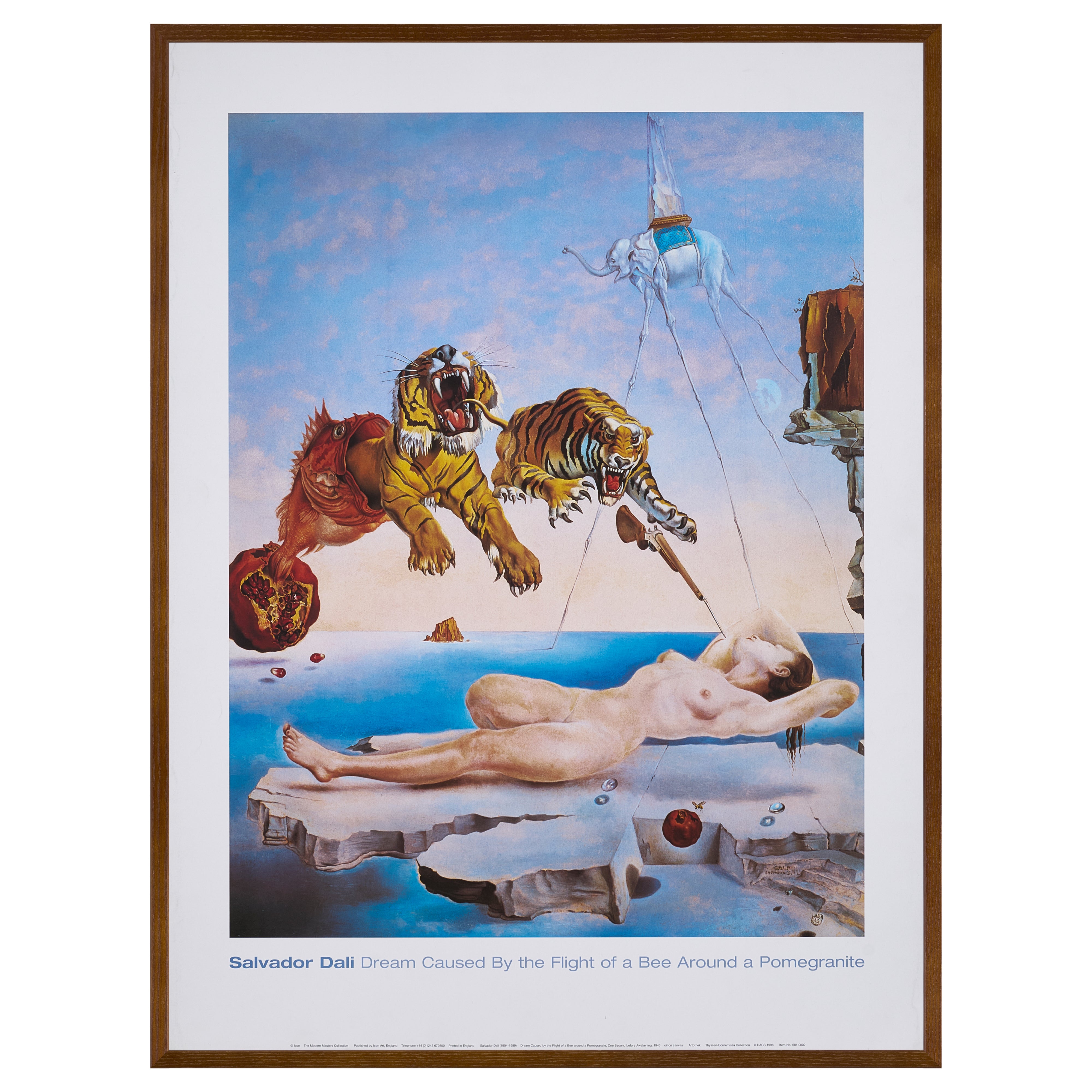 【限定5枚】Dream Caused by the Flight of a Bee around a Pomegranate, One Second before Awakening 1943 - The Modern Masters Collection 1998 / サルバドール・ダリ