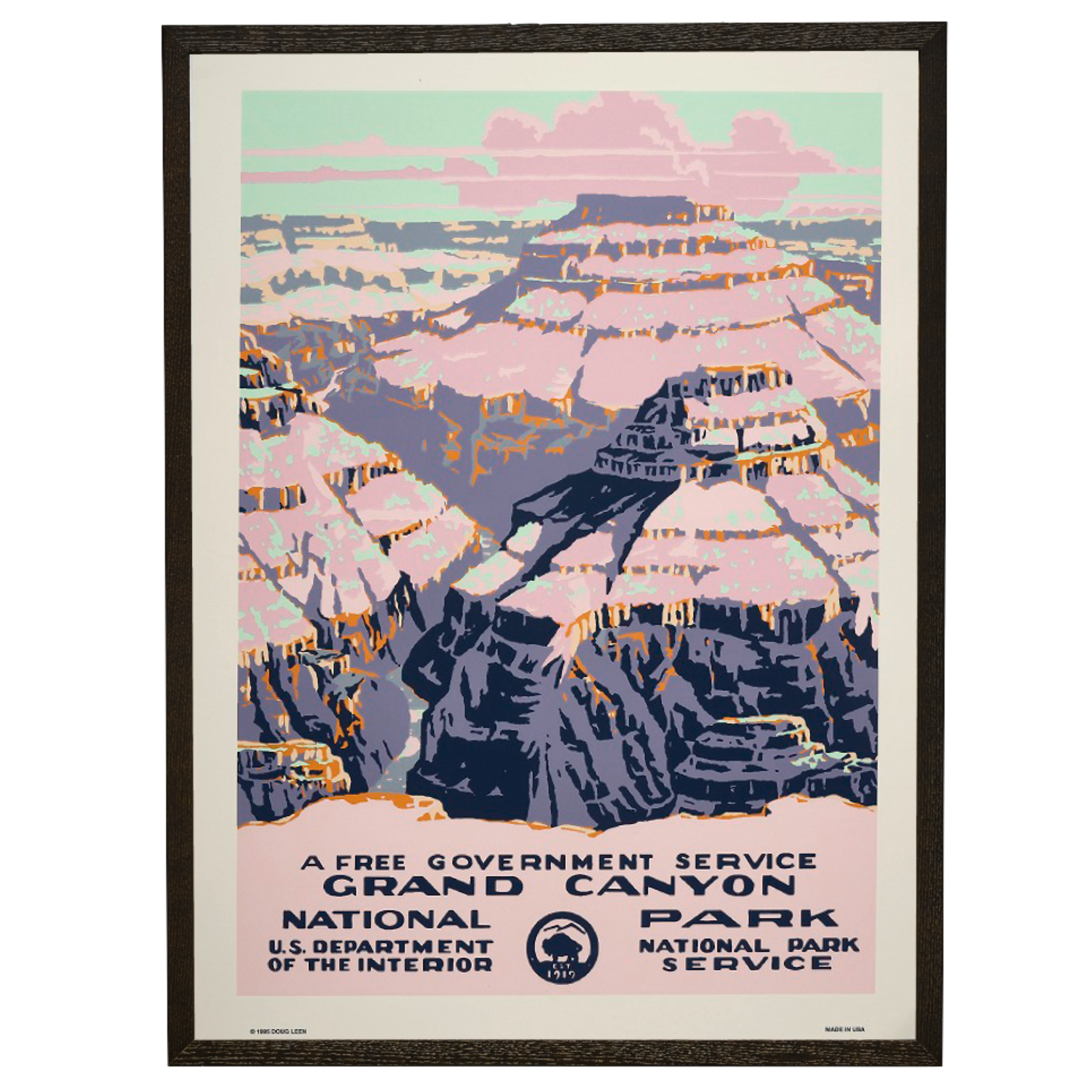 再入荷【限定3枚】グランド・キャニオン国立公園 / アメリカ国立公園ポスター