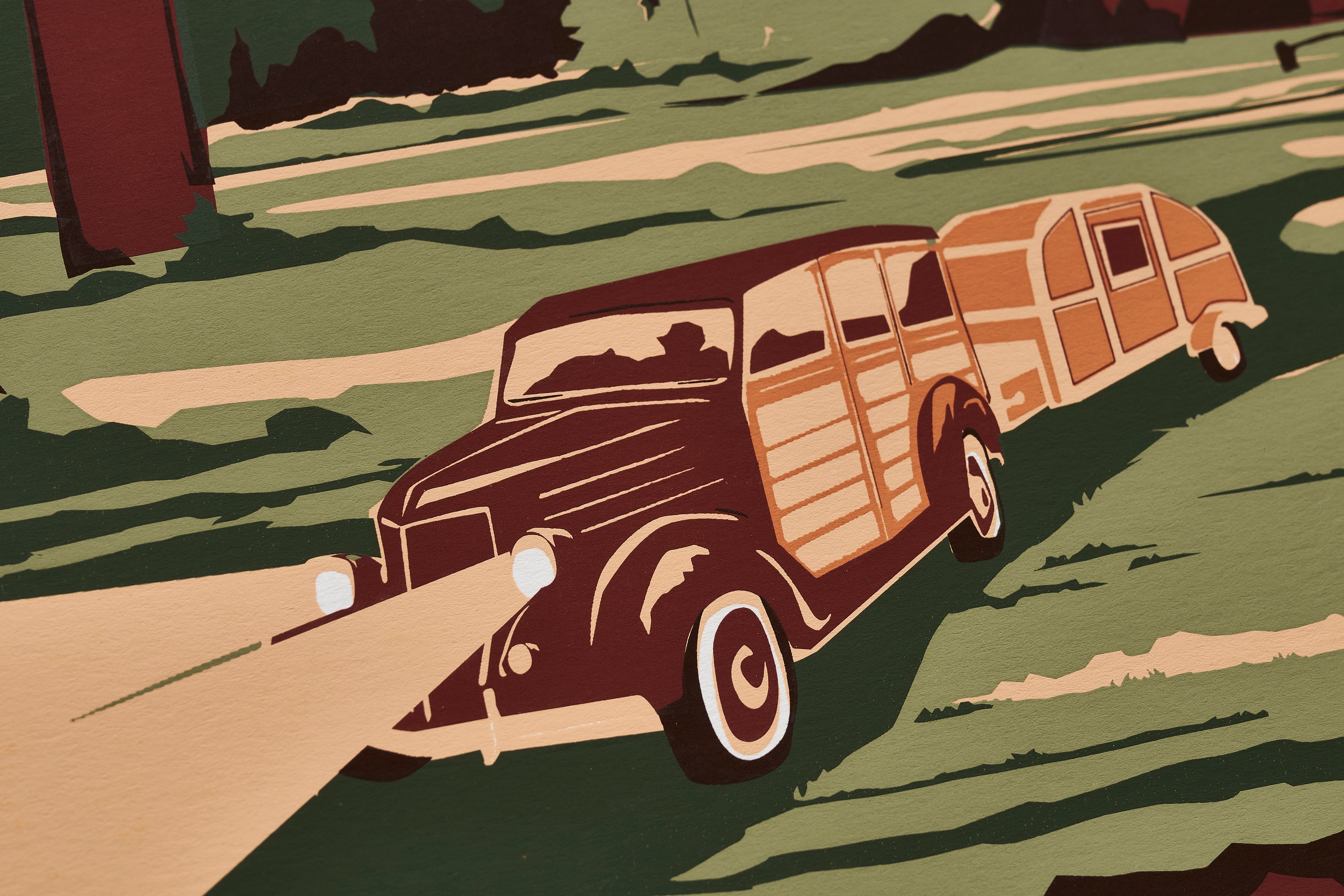 再入荷【限定3枚】セコイア国立公園 / アメリカ国立公園ポスター