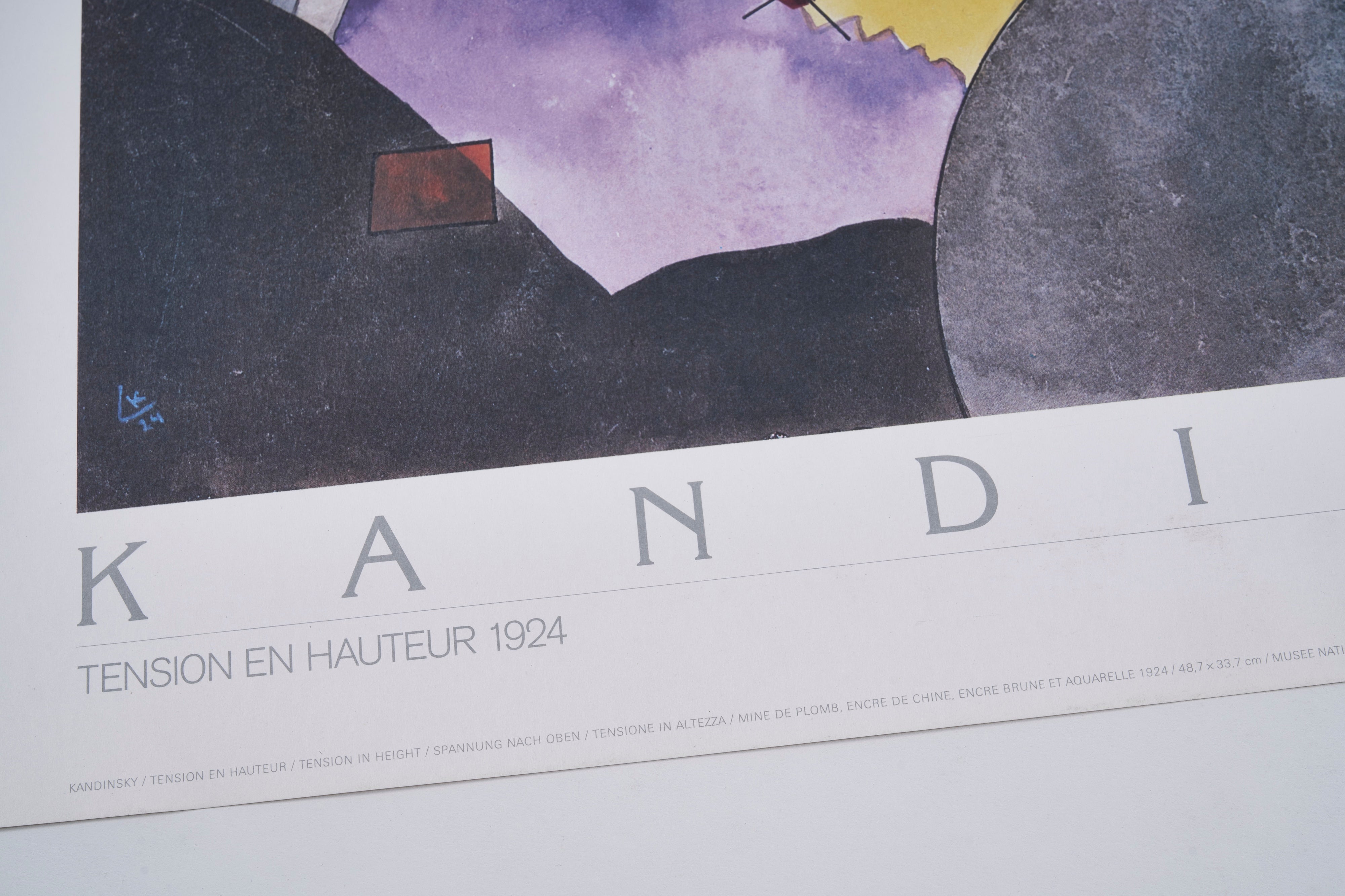 【限定10枚】TENSION EN HAUTEUR 1924 - NOUVELLES IMAGES 1986 / ワシリー・カンディンスキー