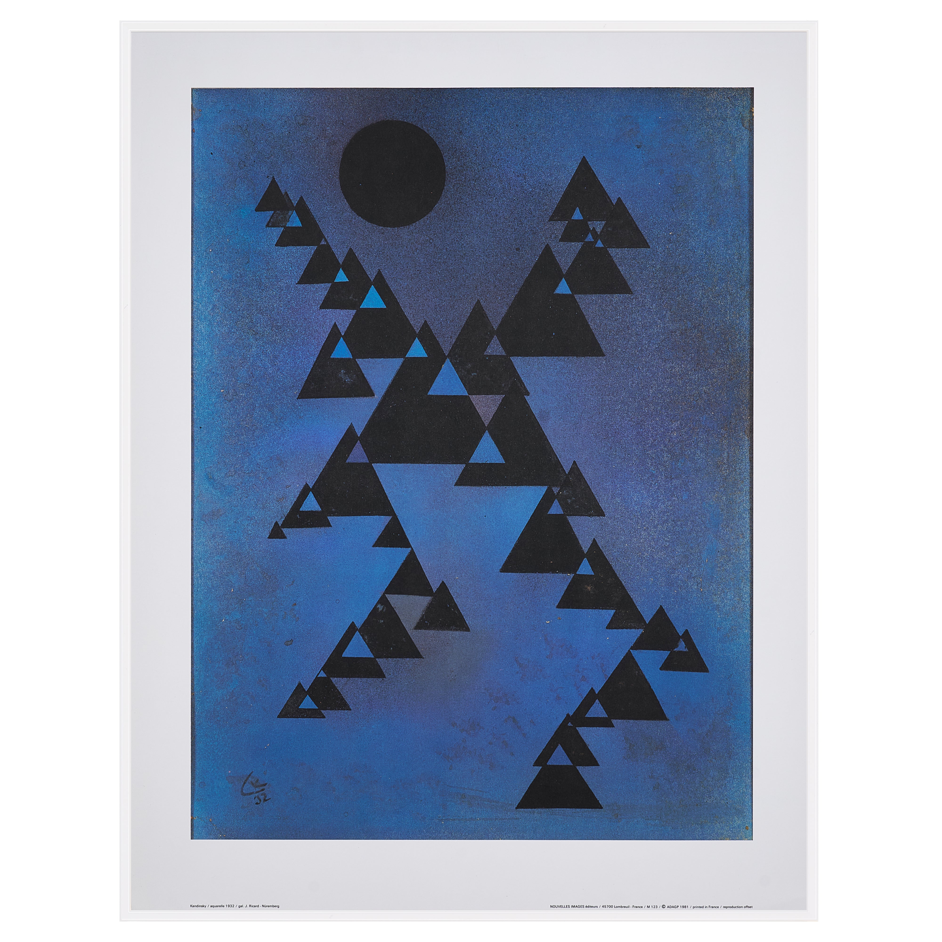 【限定10枚】AQUARELLE 1932 - NOUVELLES IMAGES 1981 / ワシリー・カンディンスキー