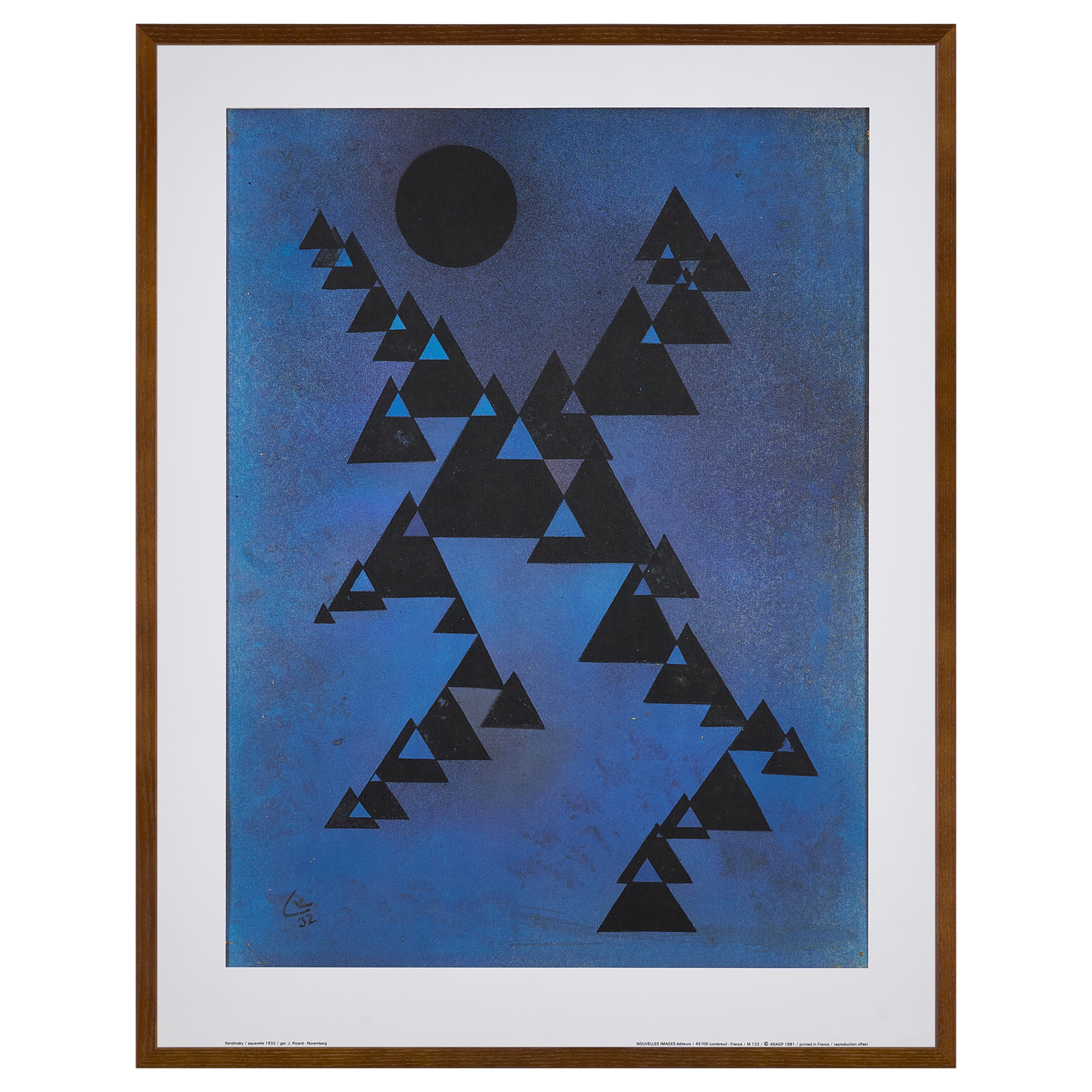 【限定10枚】AQUARELLE 1932 - NOUVELLES IMAGES 1981 / ワシリー・カンディンスキー