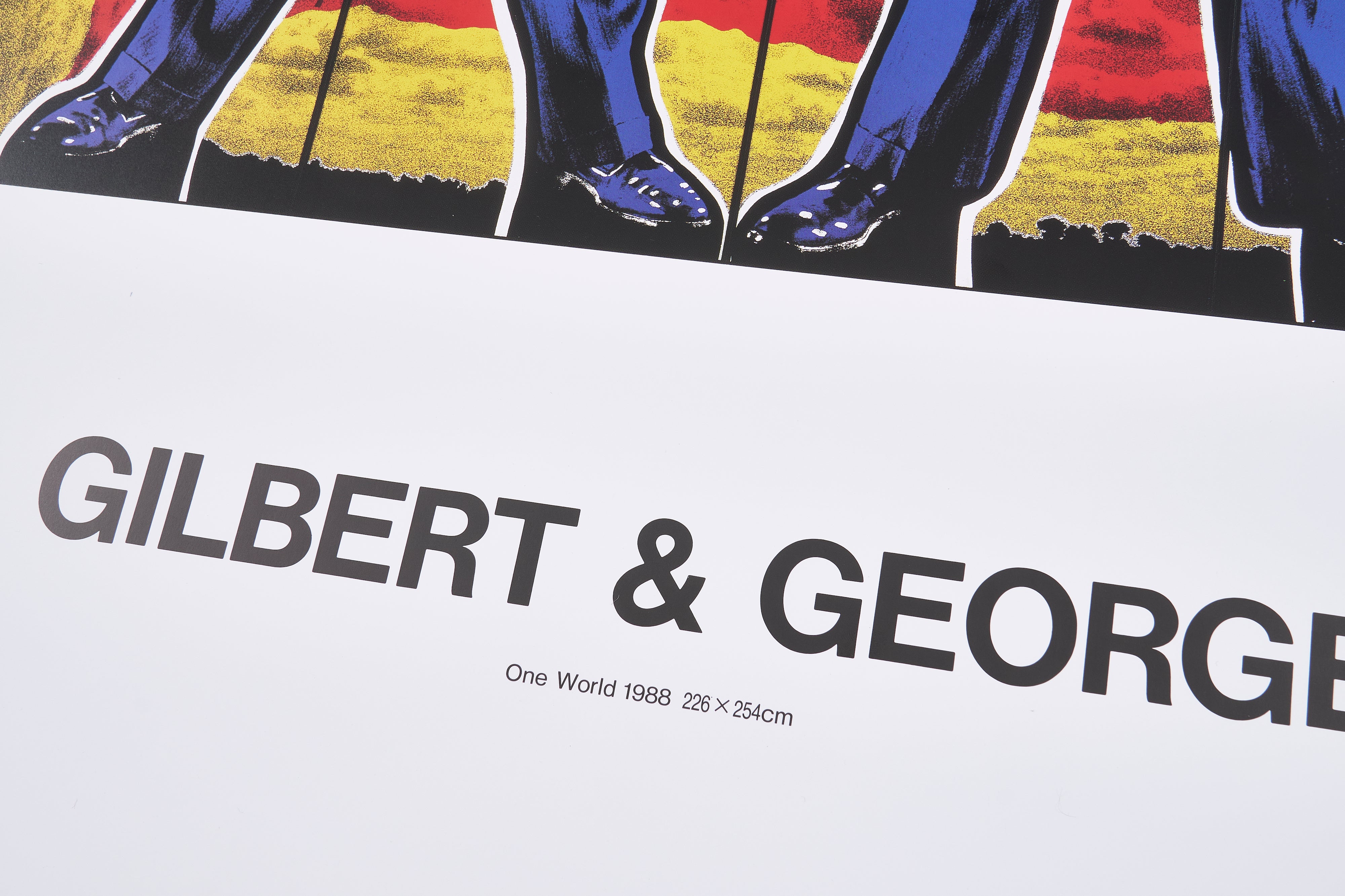 【限定10枚】One World 1988 - printed in 1990s / ギルバート&ジョージ