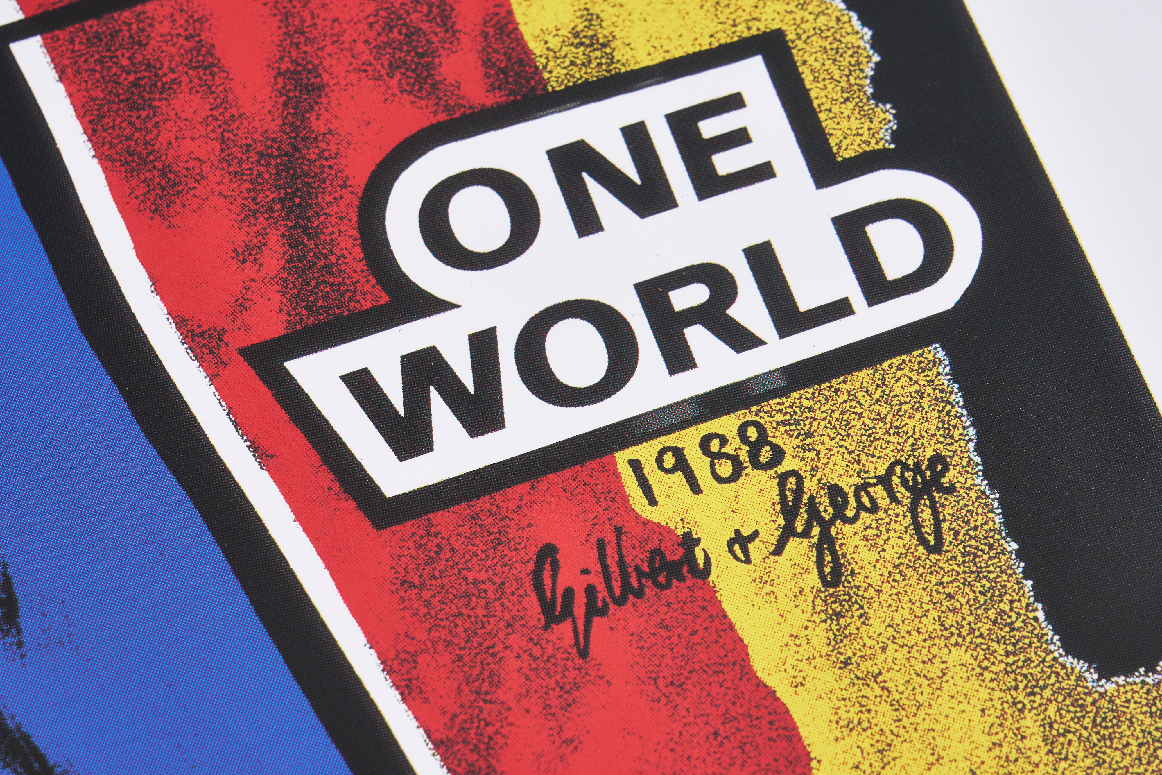 【限定10枚】One World 1988 - printed in 1990s / ギルバート&ジョージ