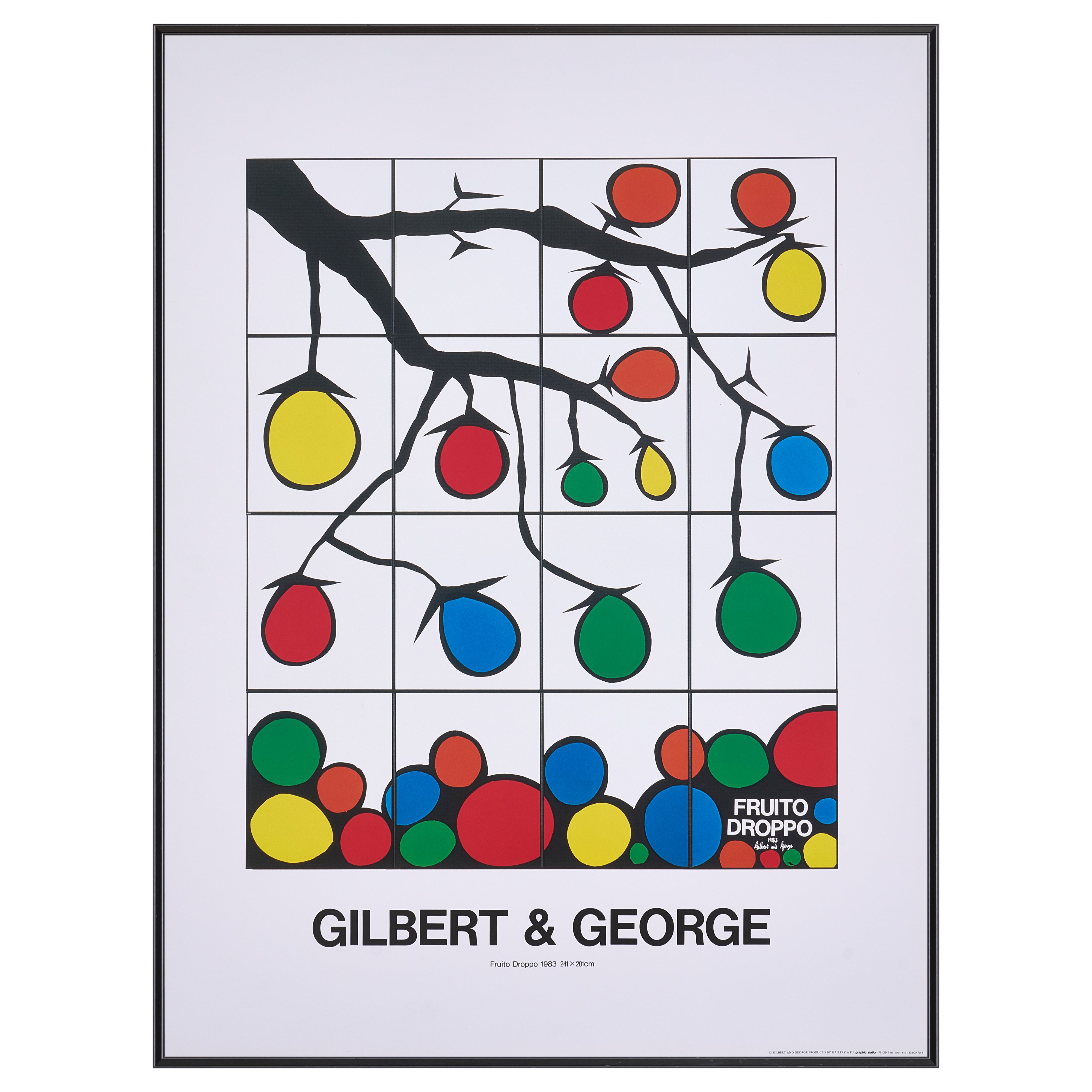 【限定10枚】Fruito Droppo 1983 - printed in 1990s / ギルバート&ジョージ
