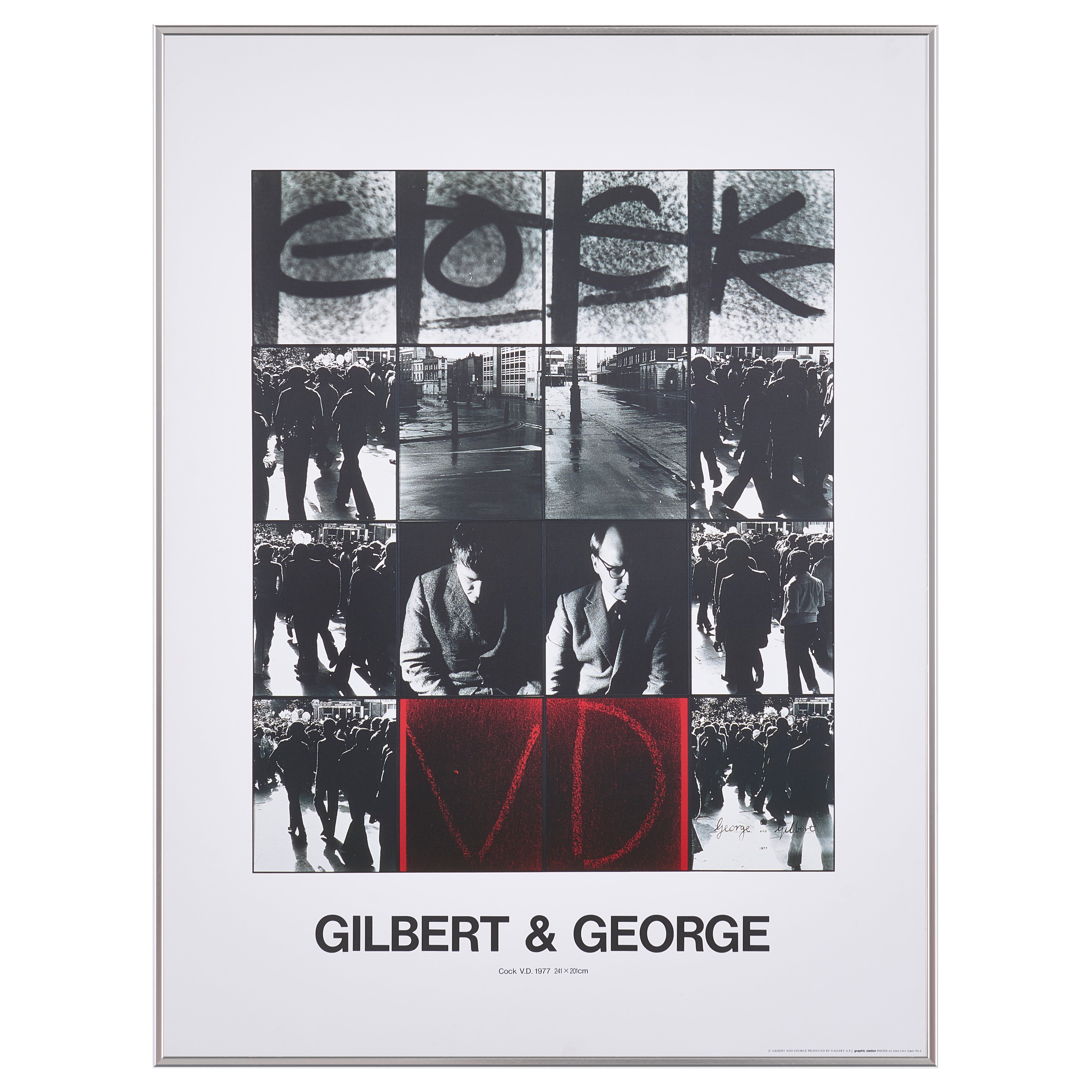 【限定10枚】Cock V.D. 1977 - printed in 1990s / ギルバート&ジョージ