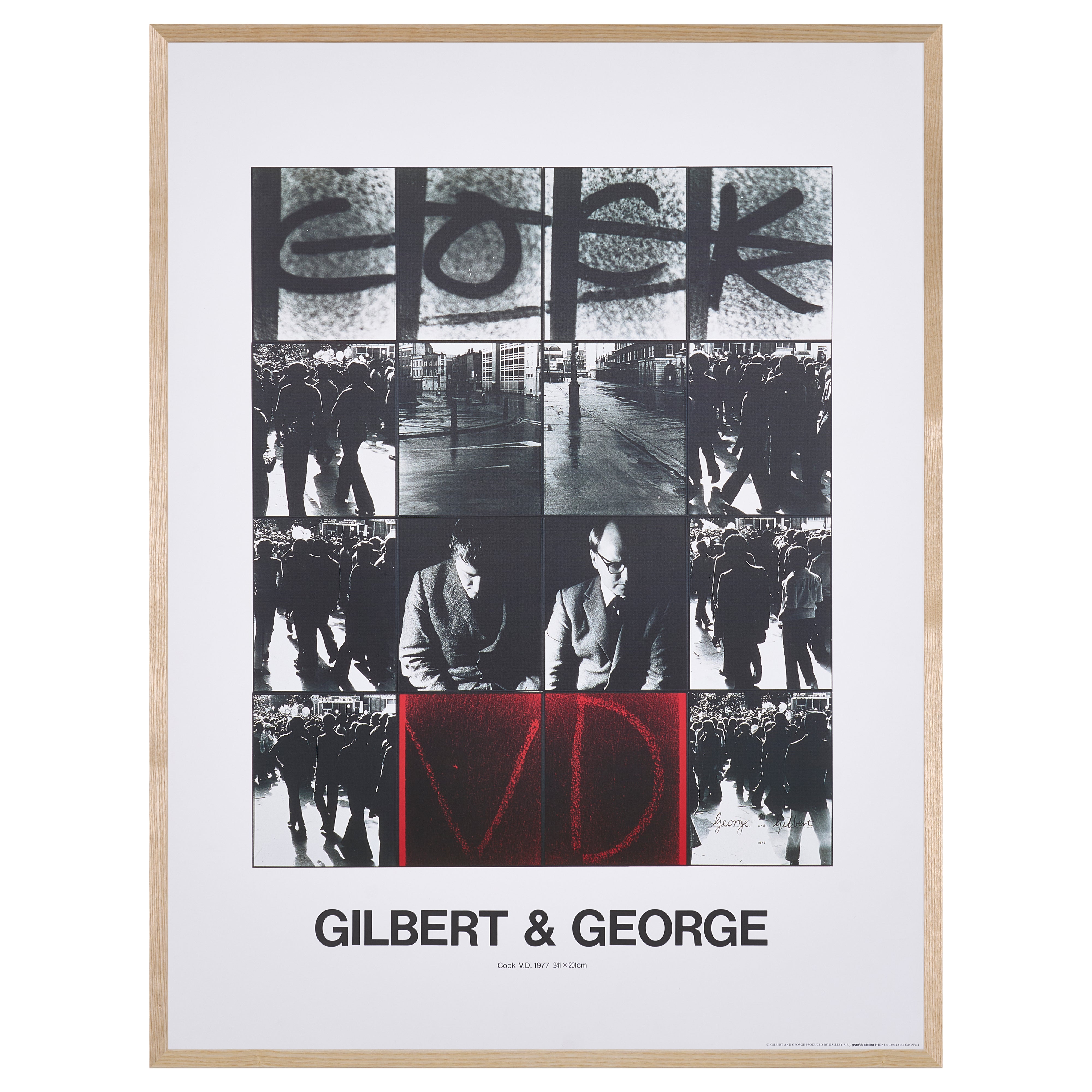 【限定10枚】Cock V.D. 1977 - printed in 1990s / ギルバート&ジョージ